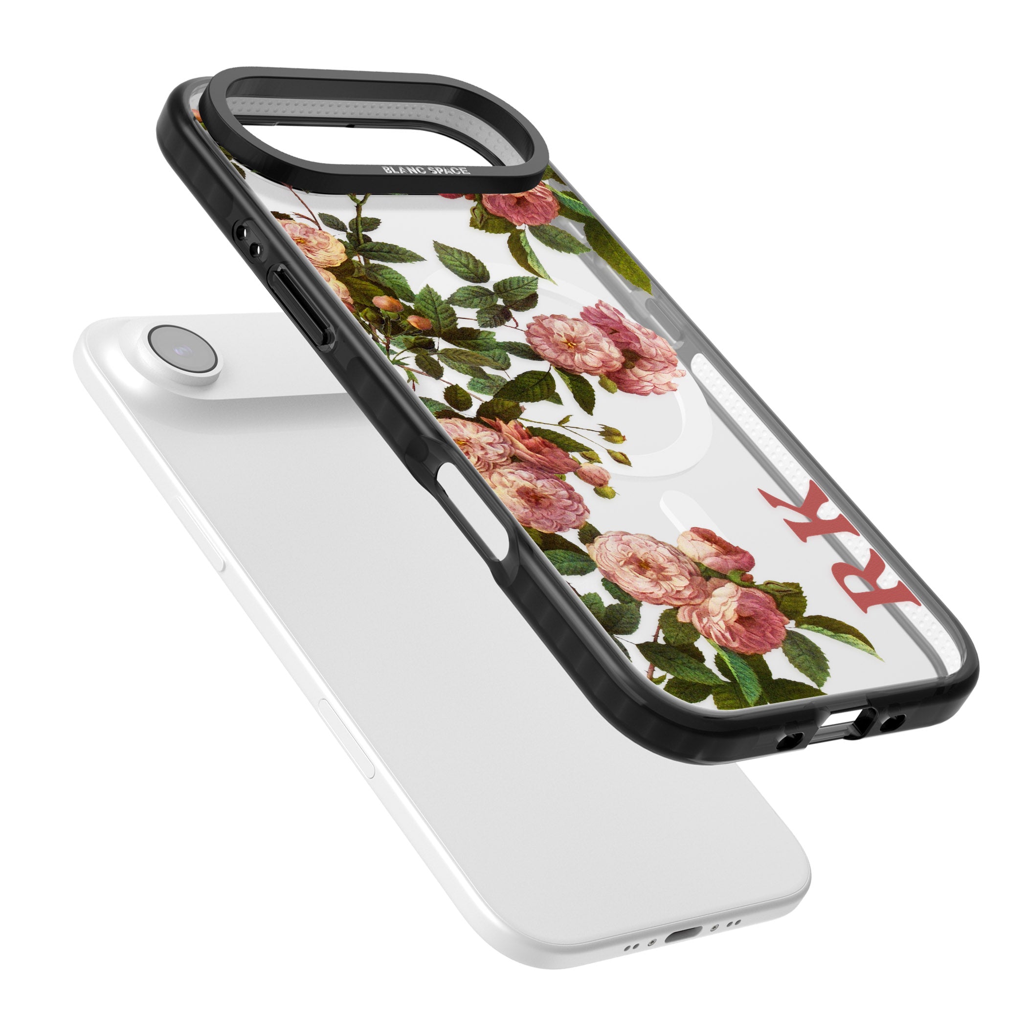 Personalised Vintage Floral Garden iPhone 17 Air Impact Pro Black Phone Case Colours