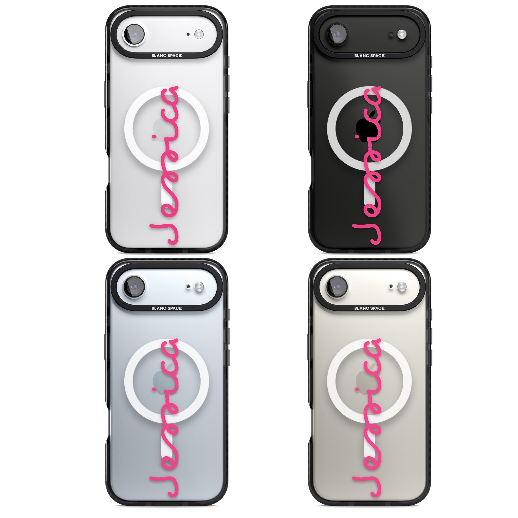 Personalised Summer Name iPhone 17 Air Impact Pro Black Phone Case APT Impact Protection