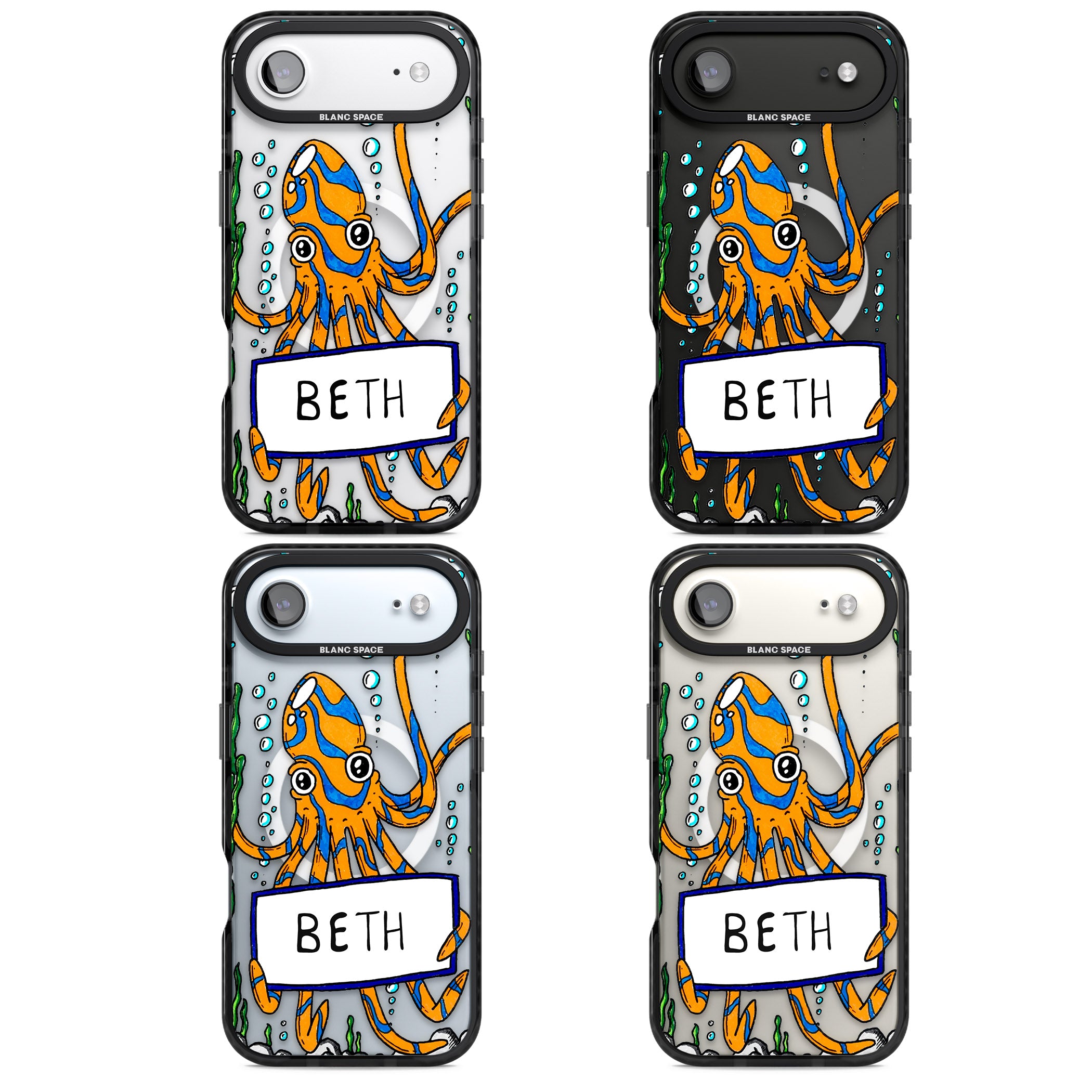 Personalised Octo iPhone 17 Air Impact Pro Black Phone Case APT Impact Protection