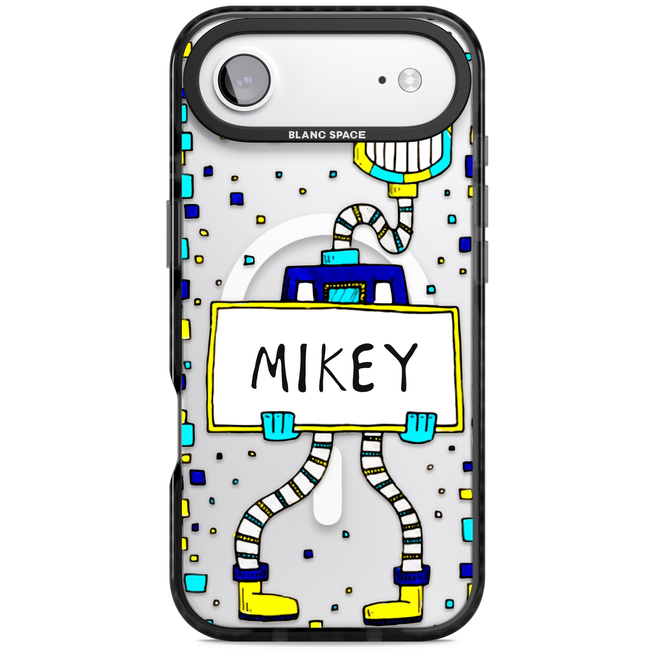 Personalised Tubes Guy iPhone 17 Air Impact Pro Black Phone Case