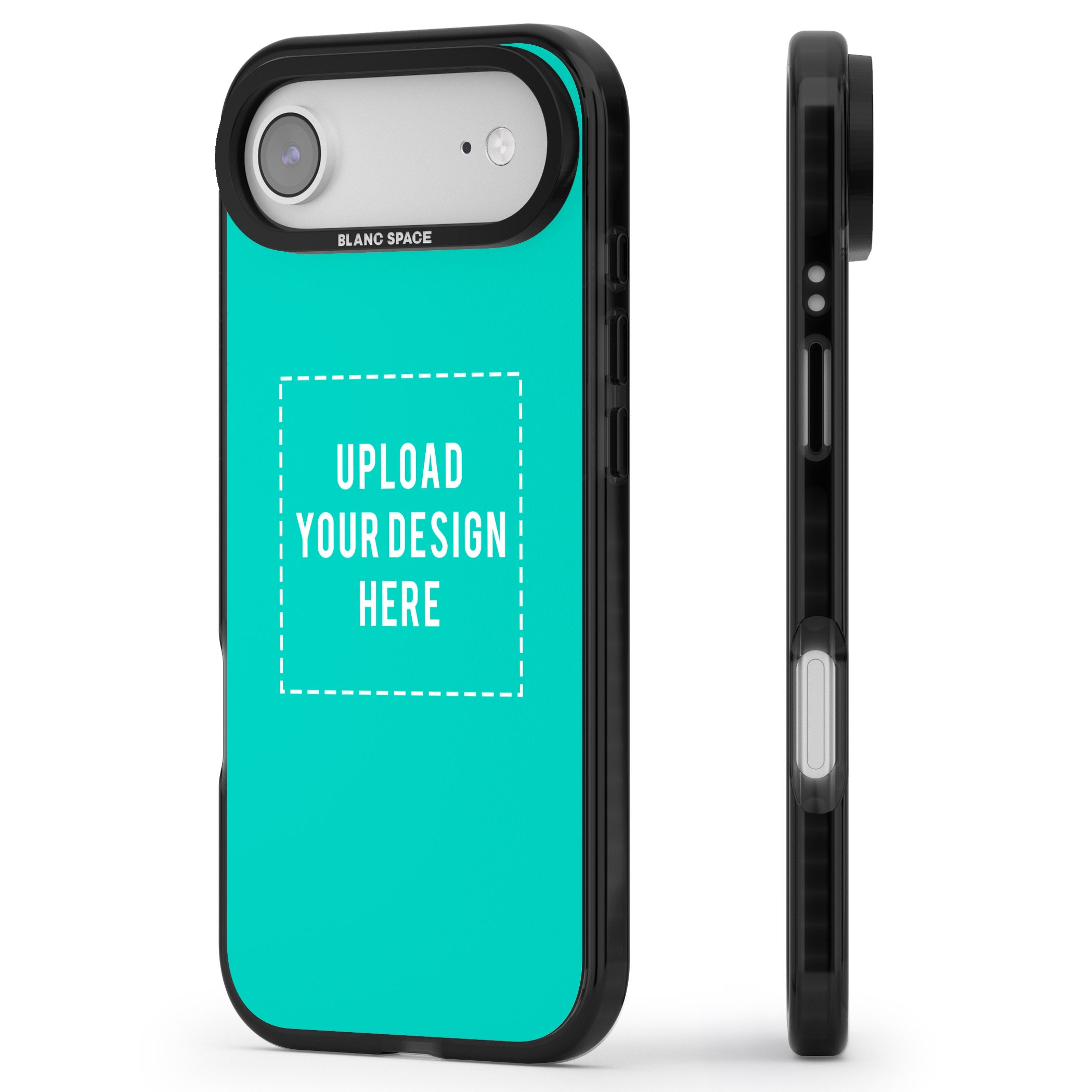 Personalised Personalise Your Own Design iPhone 17 Air Impact Pro Black Phone Case Side Profile