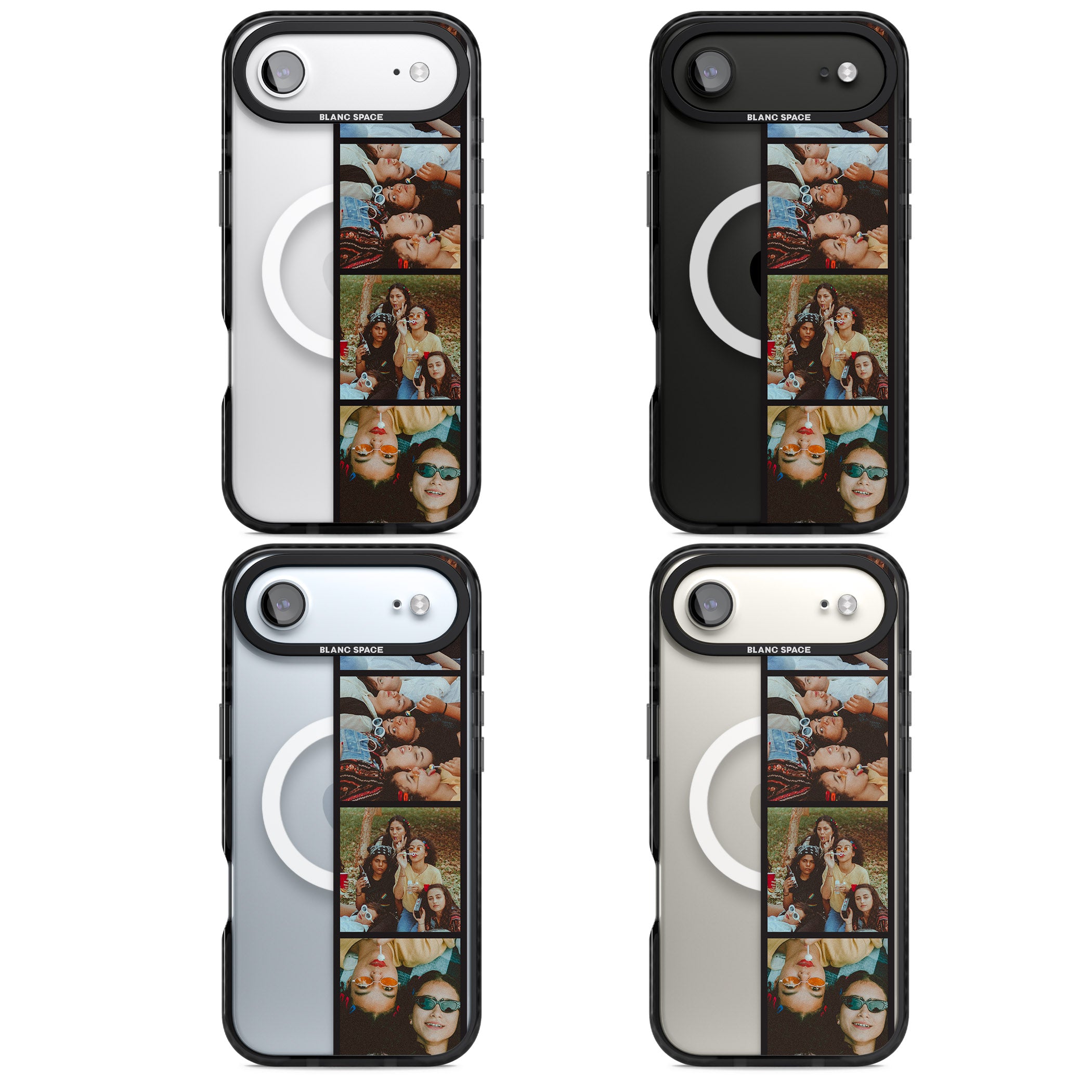 Personalised Photo Strip iPhone 17 Air Impact Pro Black Phone Case APT Impact Protection