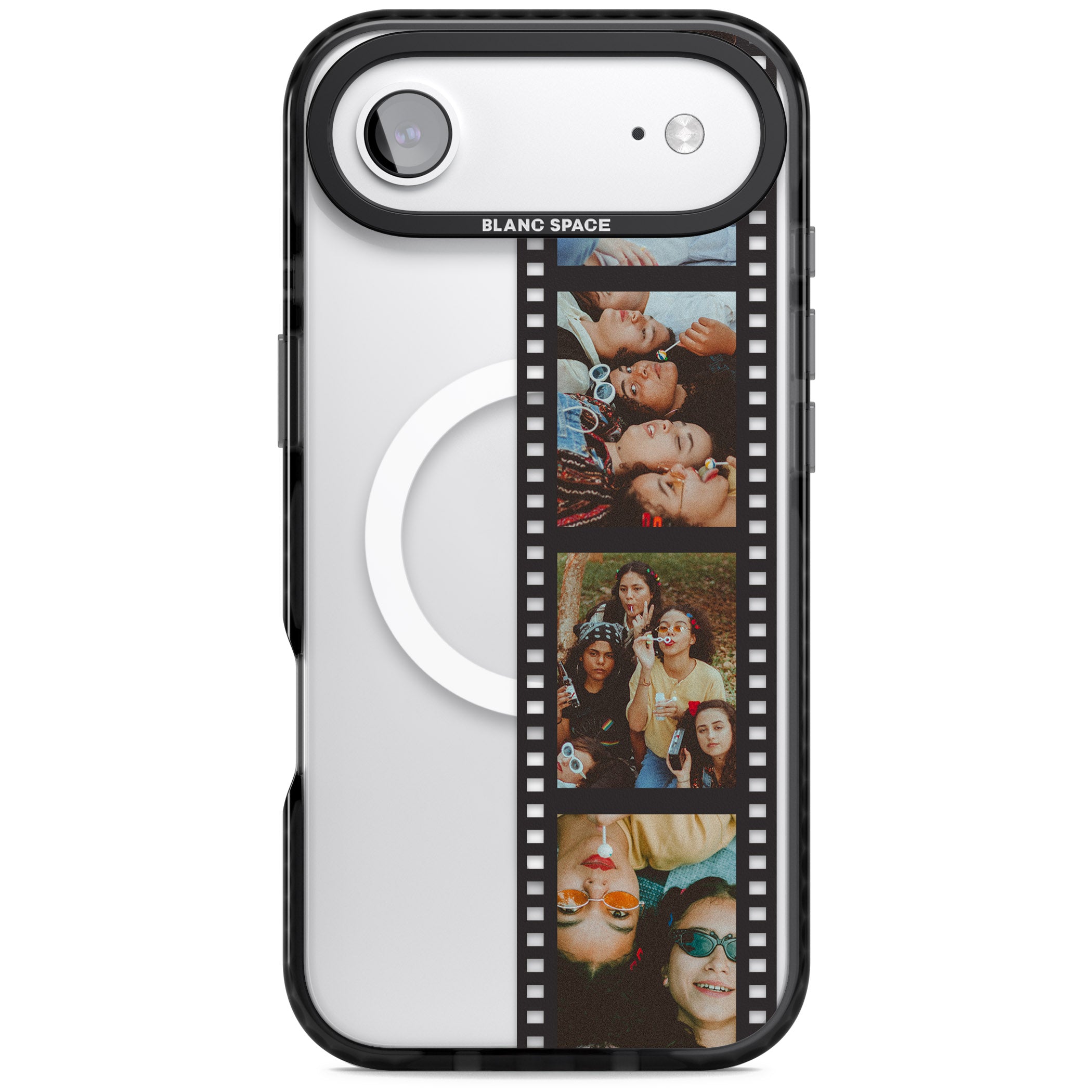 Personalised Photo Film Strip iPhone 17 Air Impact Pro Black Phone Case
