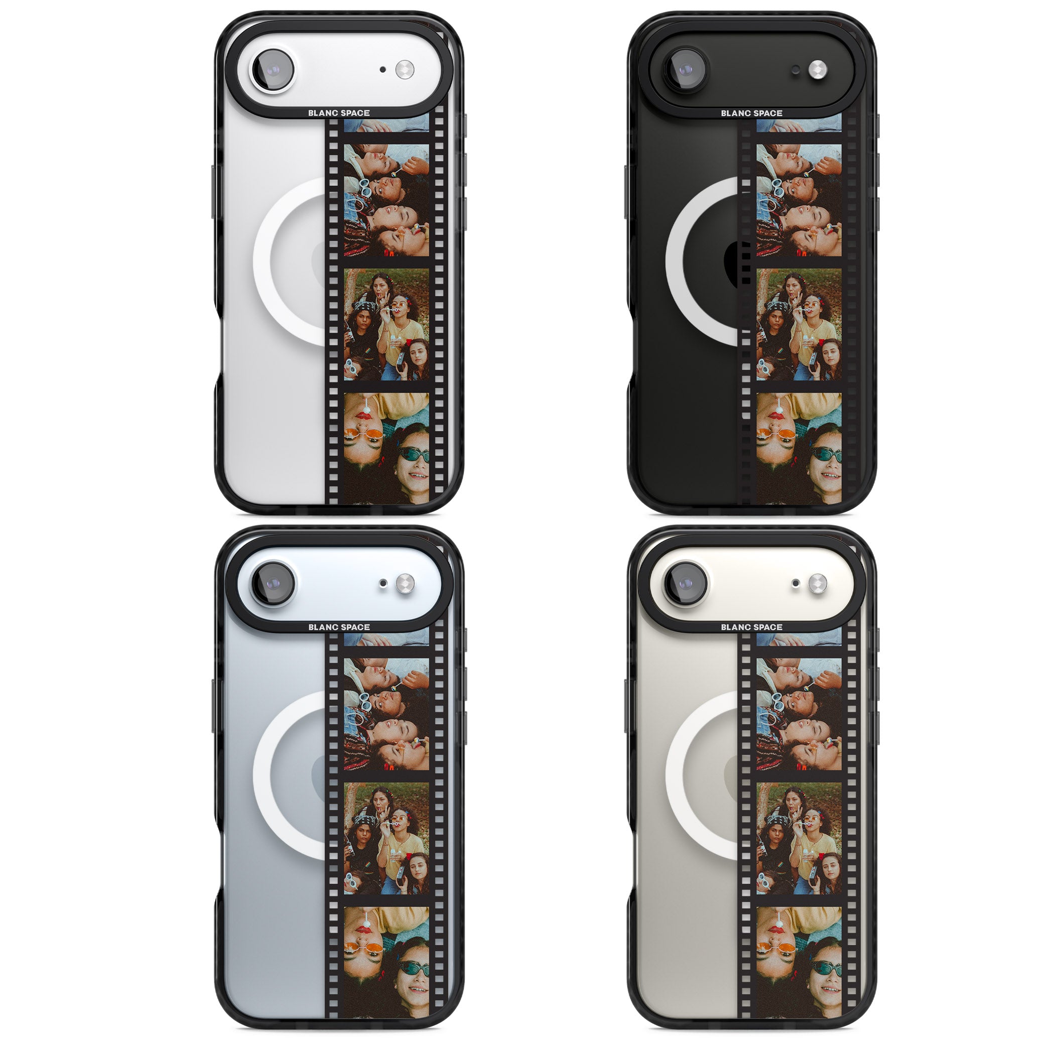 Personalised Photo Film Strip iPhone 17 Air Impact Pro Black Phone Case APT Impact Protection