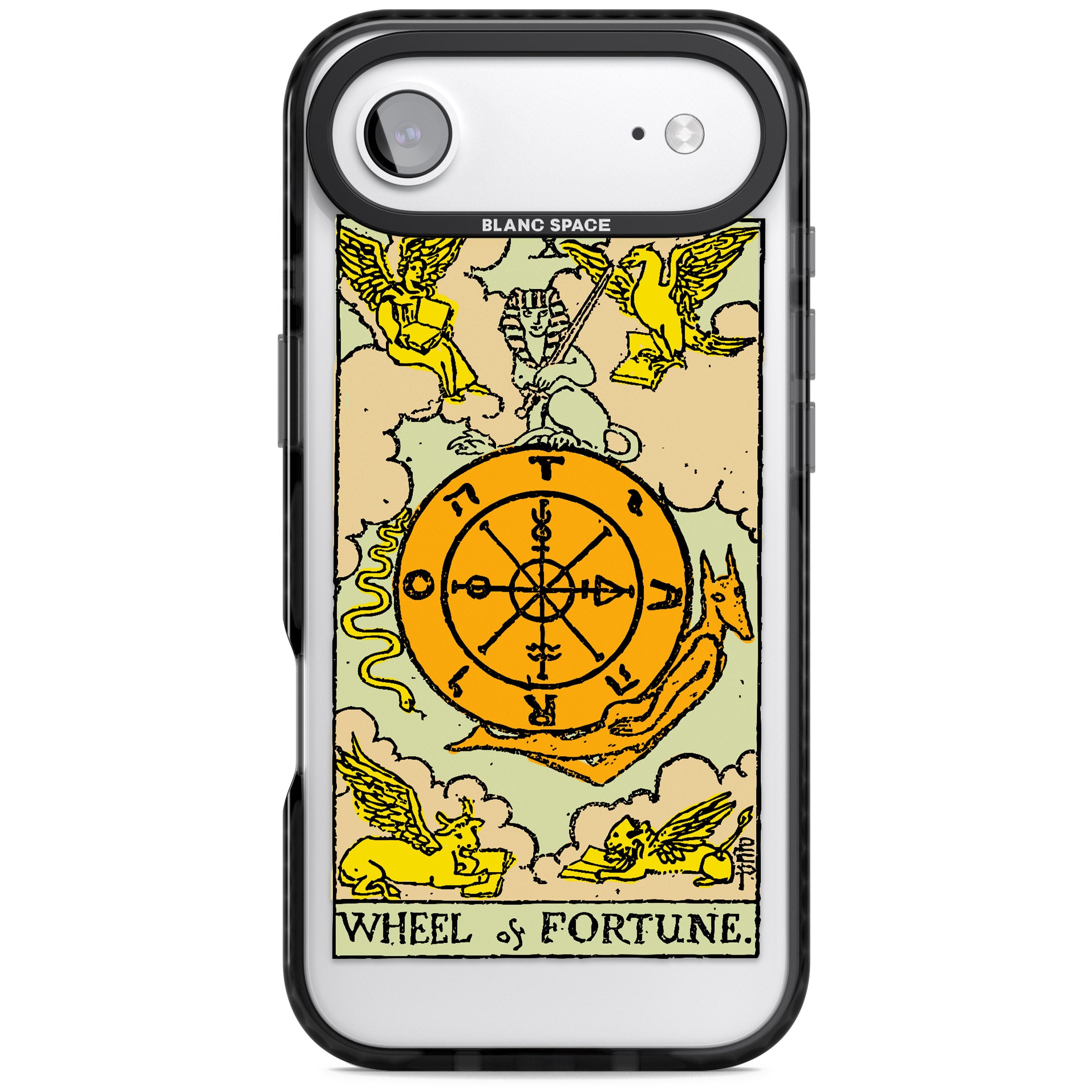 Personalised Wheel Of Fortune Tarot Card (Color) iPhone 17 Air Impact Pro Black Phone Case