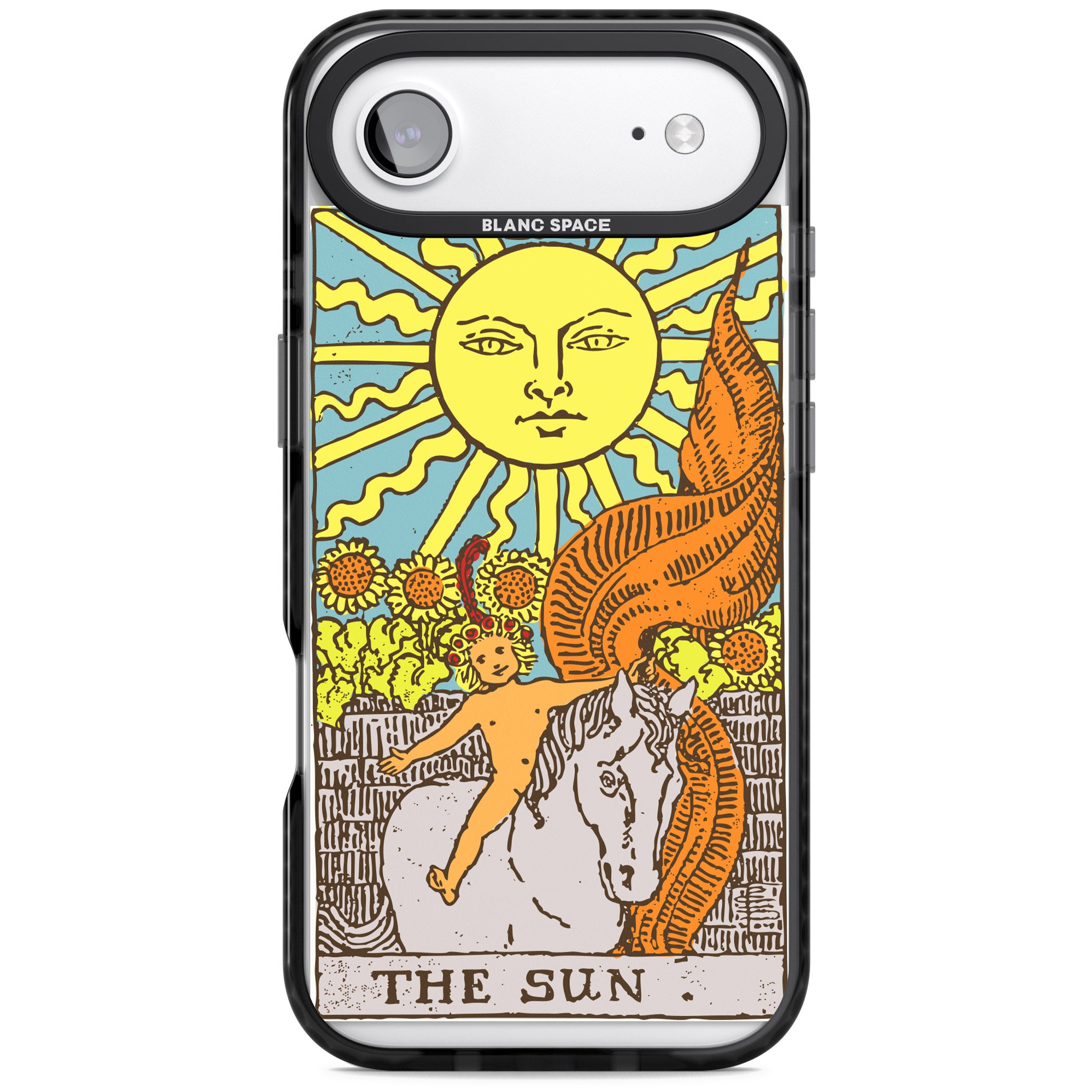Personalised The Sun Tarot Card (Color) iPhone 17 Air Impact Pro Black Phone Case