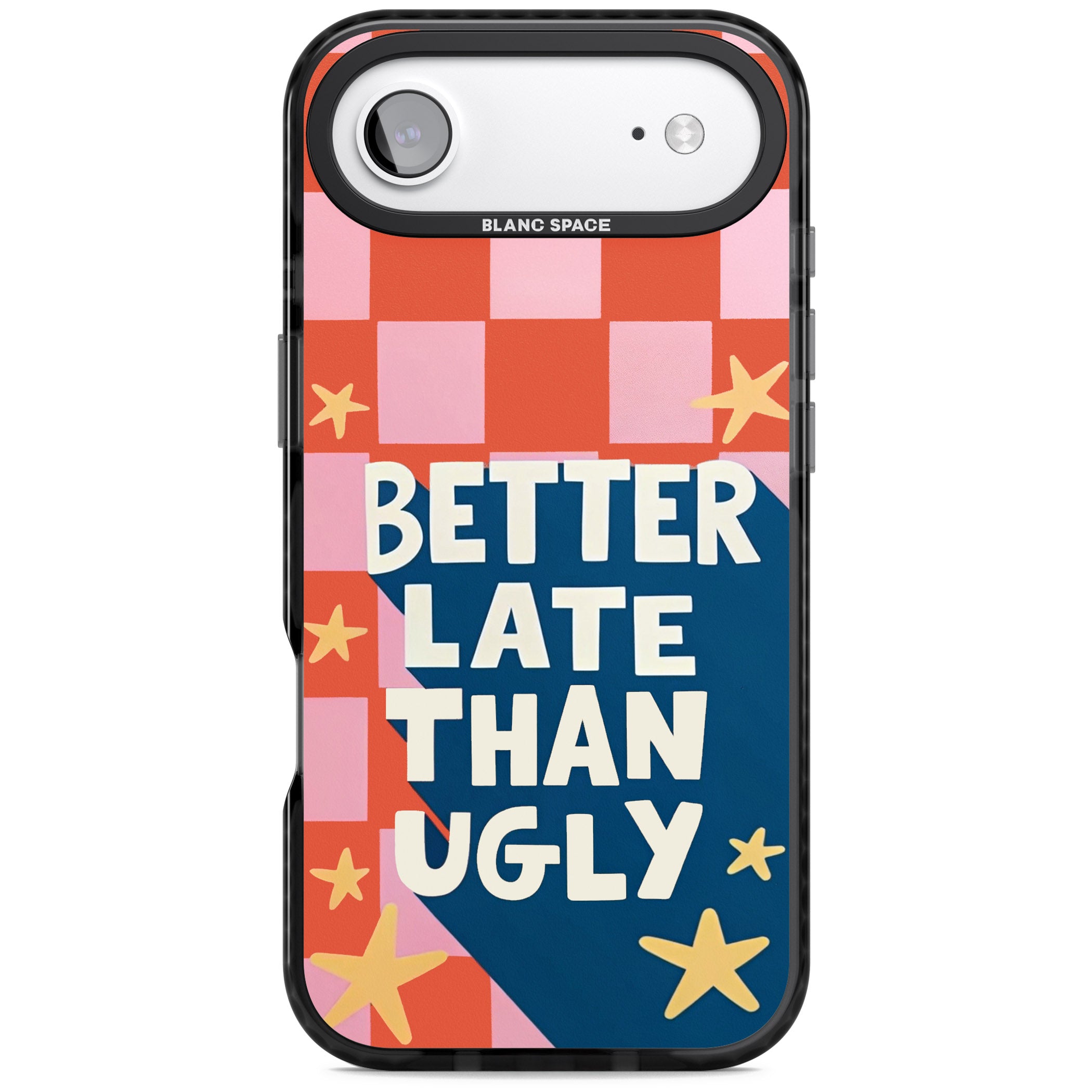 Better Late Than Ugly iPhone 17 Air Impact Pro Black Phone Case