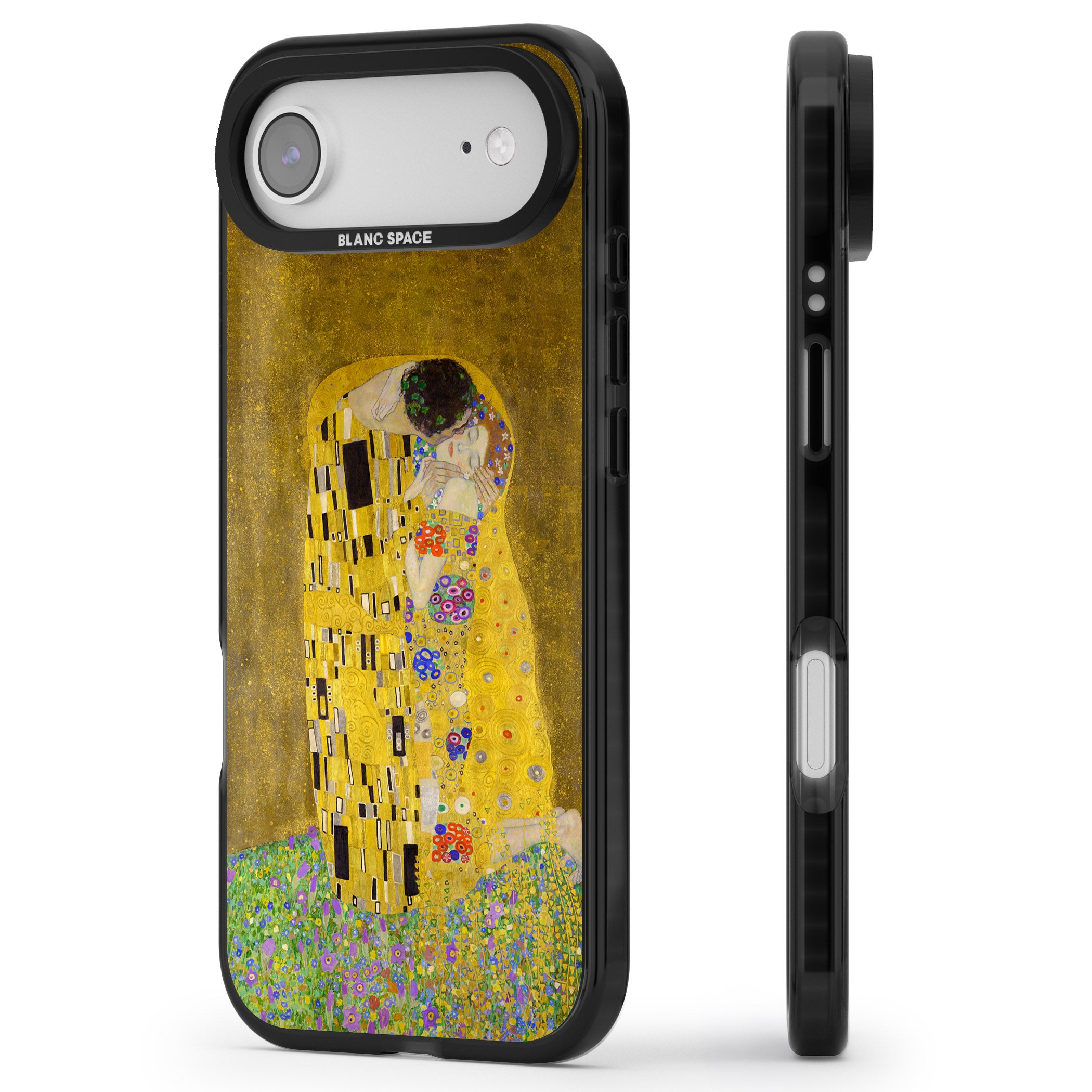 The Kiss iPhone 17 Air Impact Pro Black Phone Case Side Profile