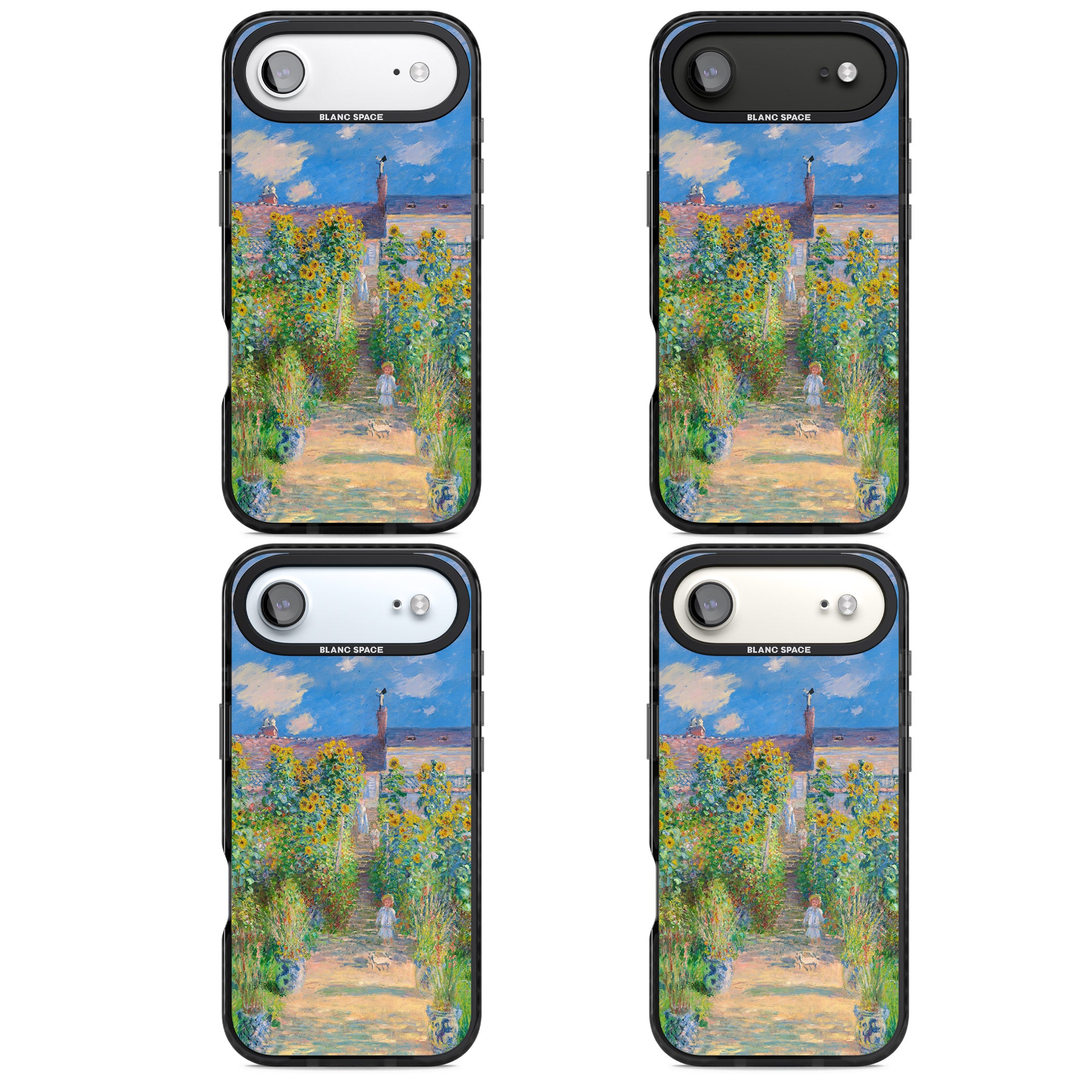 Garden at Vetheuil iPhone 17 Air Impact Pro Black Phone Case APT Impact Protection