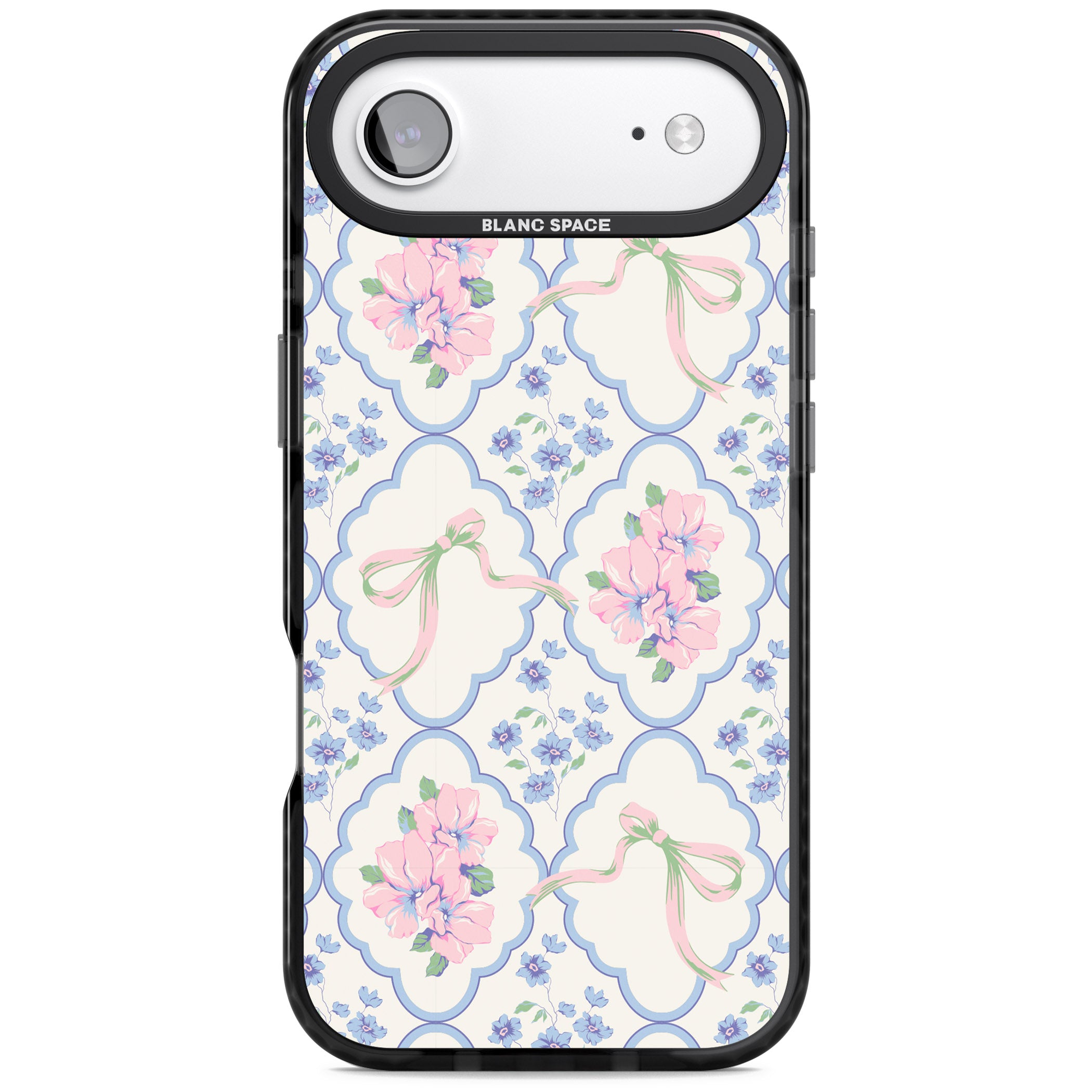 Coquette Flowers & Bows iPhone 17 Air Impact Pro Black Phone Case