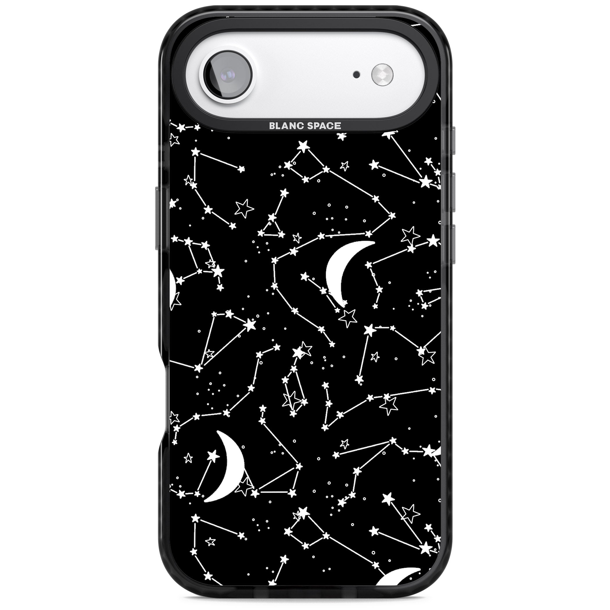 Black Celestial Constellations iPhone 17 Air Impact Pro Black Phone Case