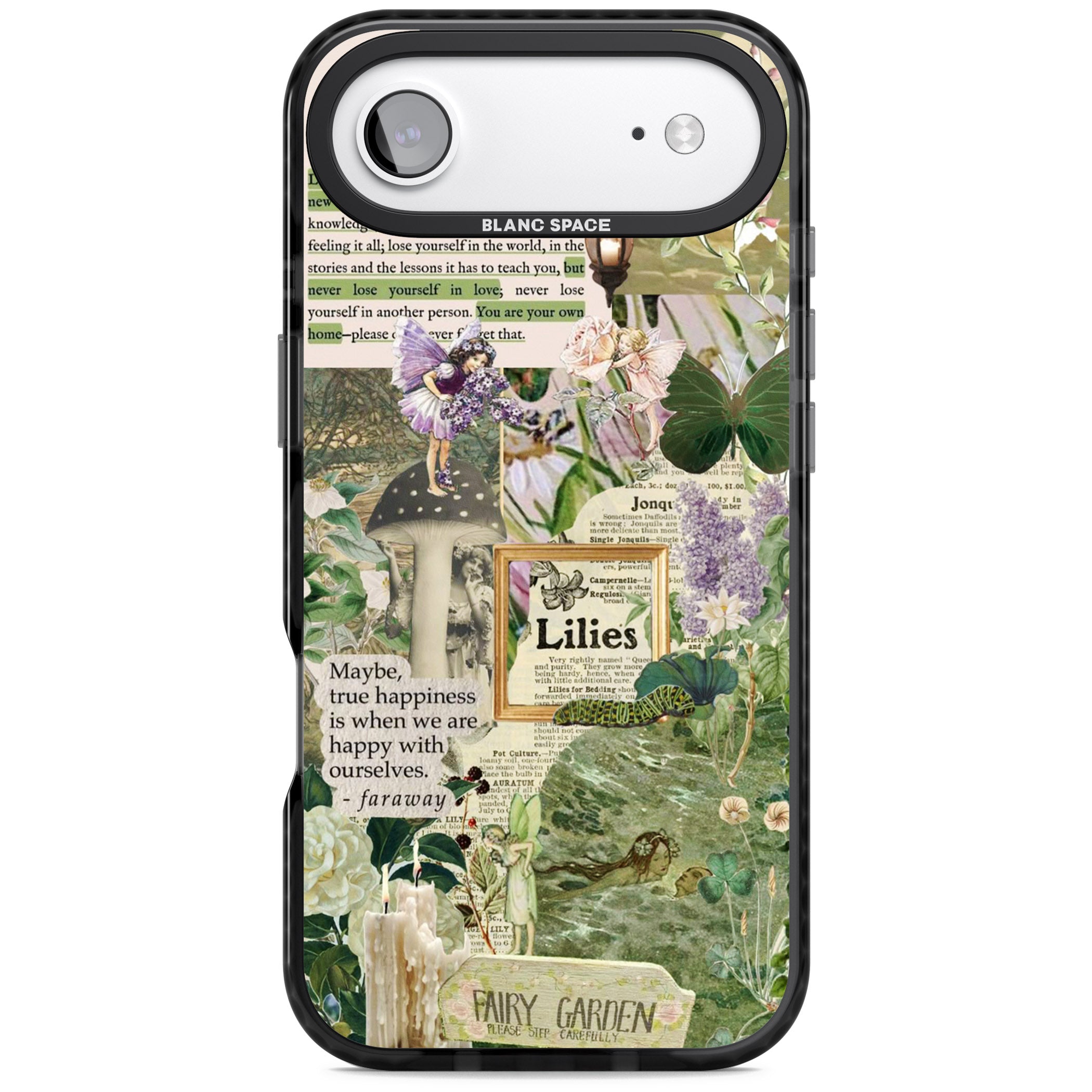 Fairy Garden iPhone 17 Air Impact Pro Black Phone Case