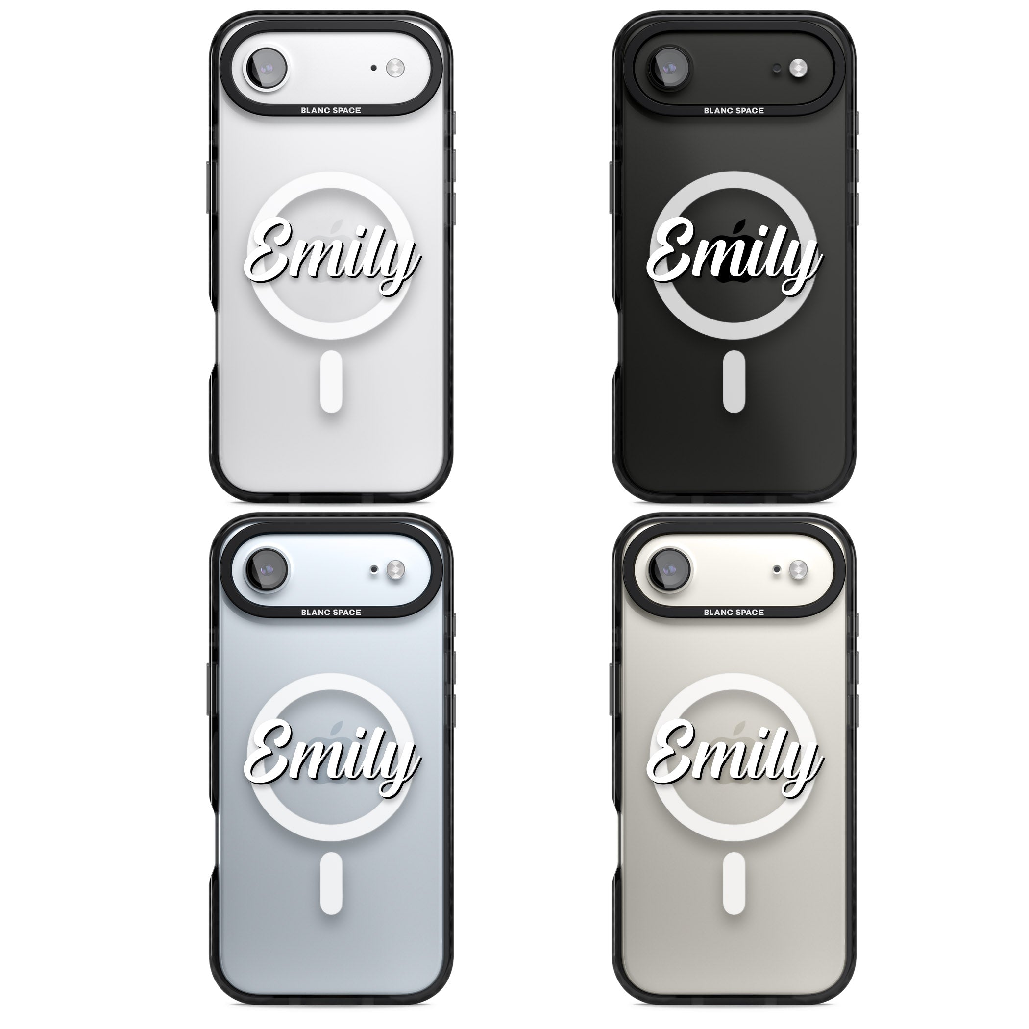 Personalised Cute Name iPhone 17 Air Impact Pro Black Phone Case APT Impact Protection
