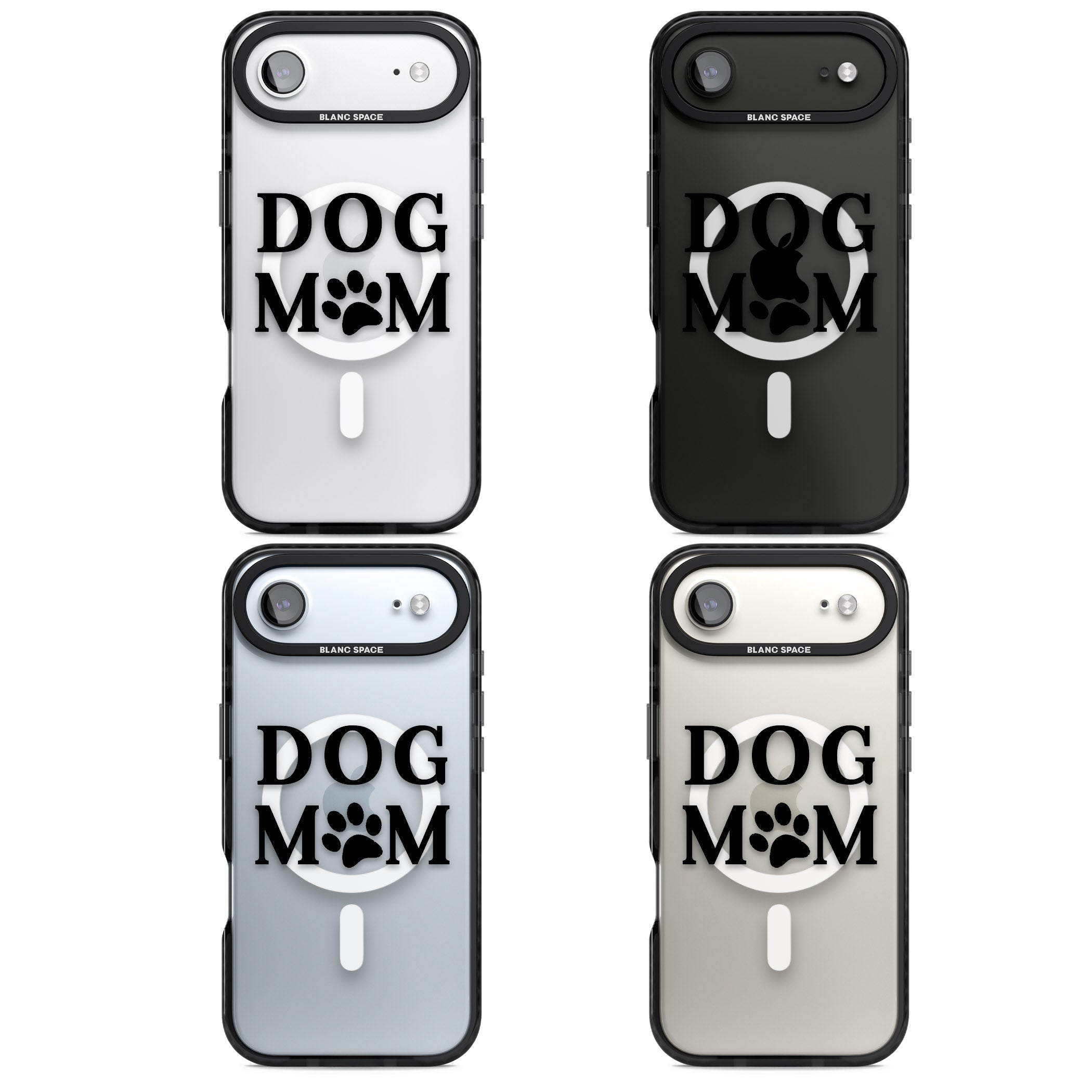 Dog Mom iPhone 17 Air Impact Pro Black Phone Case APT Impact Protection