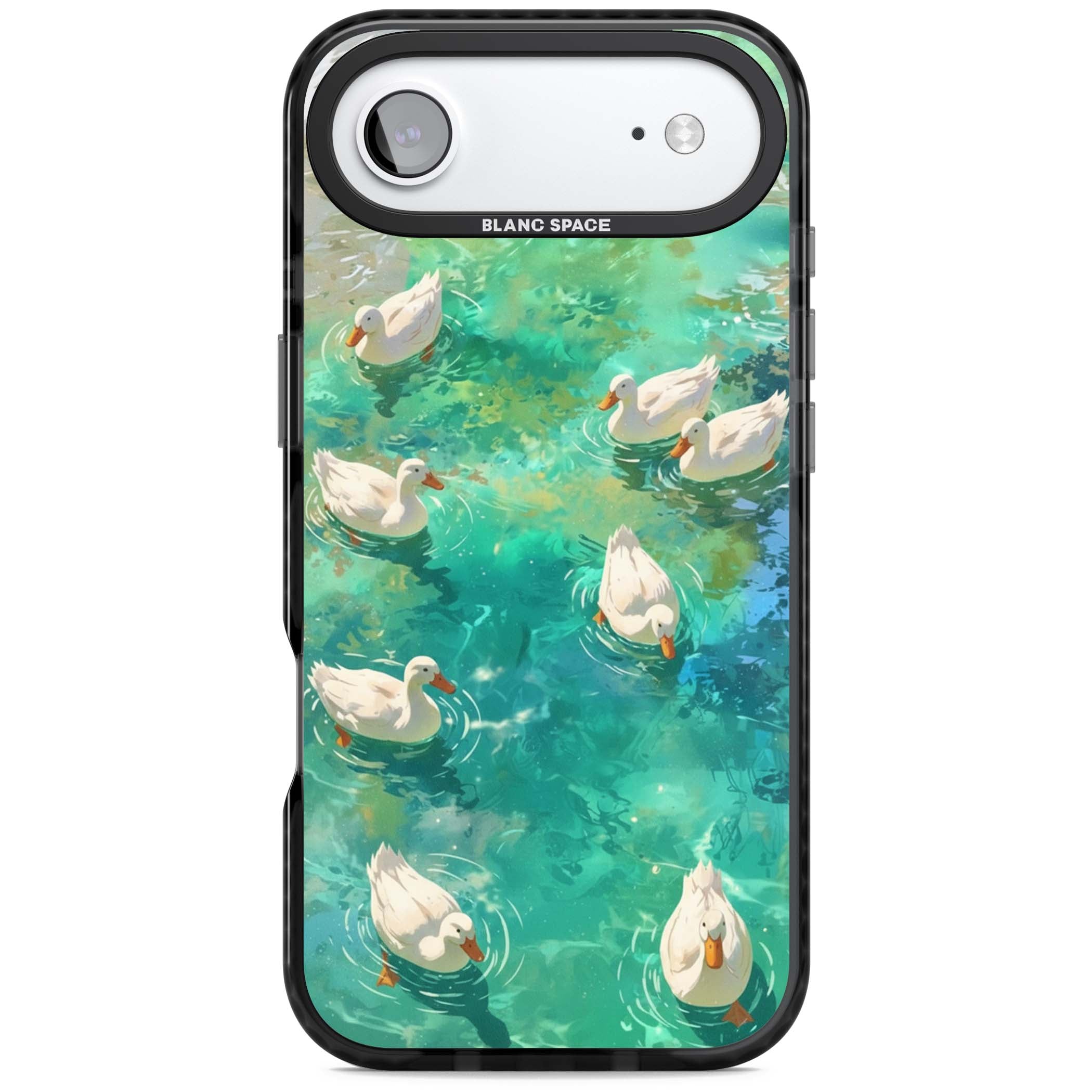 Ducks In The Pond for her iPhone case | Black Impact Magsafe case for iPhone Air