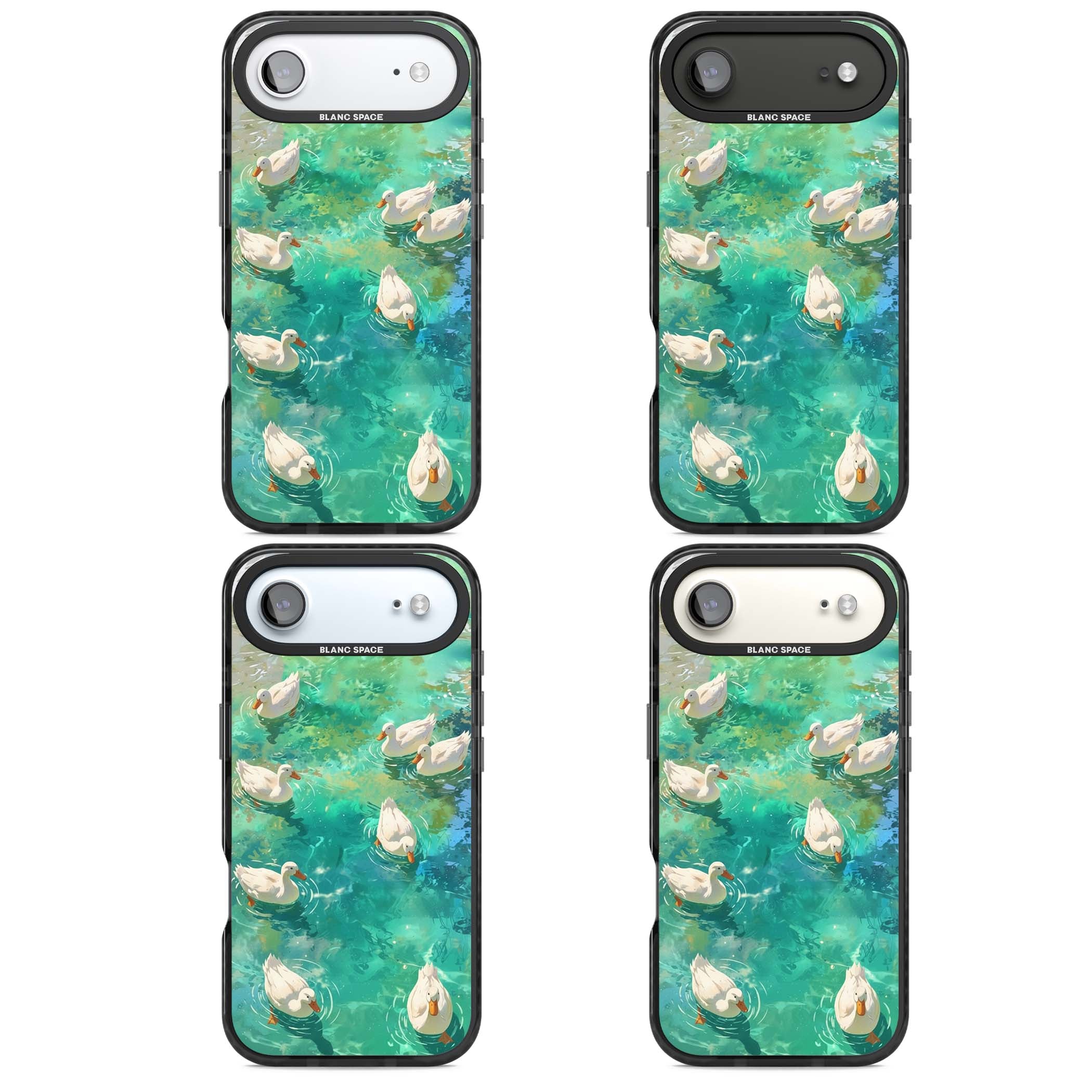 Ducks In The Pond for her iPhone case | Black Impact Magsafe case for iPhone Air