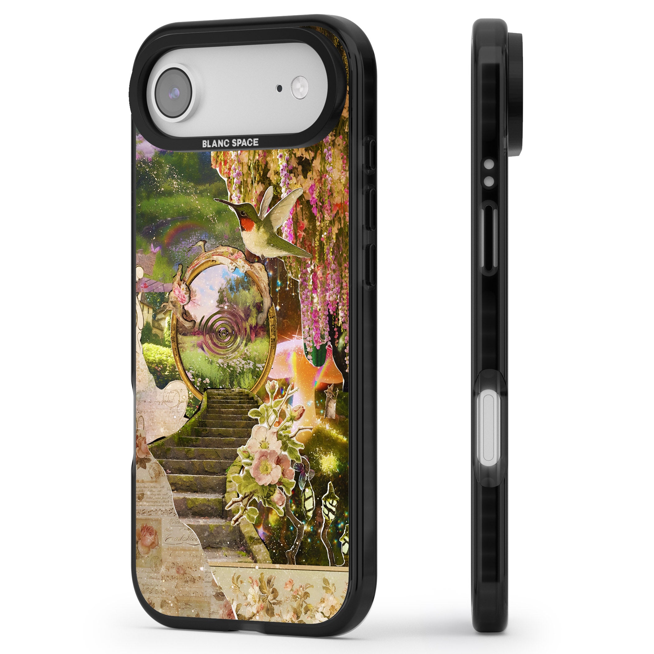 Fairy Portal iPhone 17 Air Impact Pro Black Phone Case Side Profile