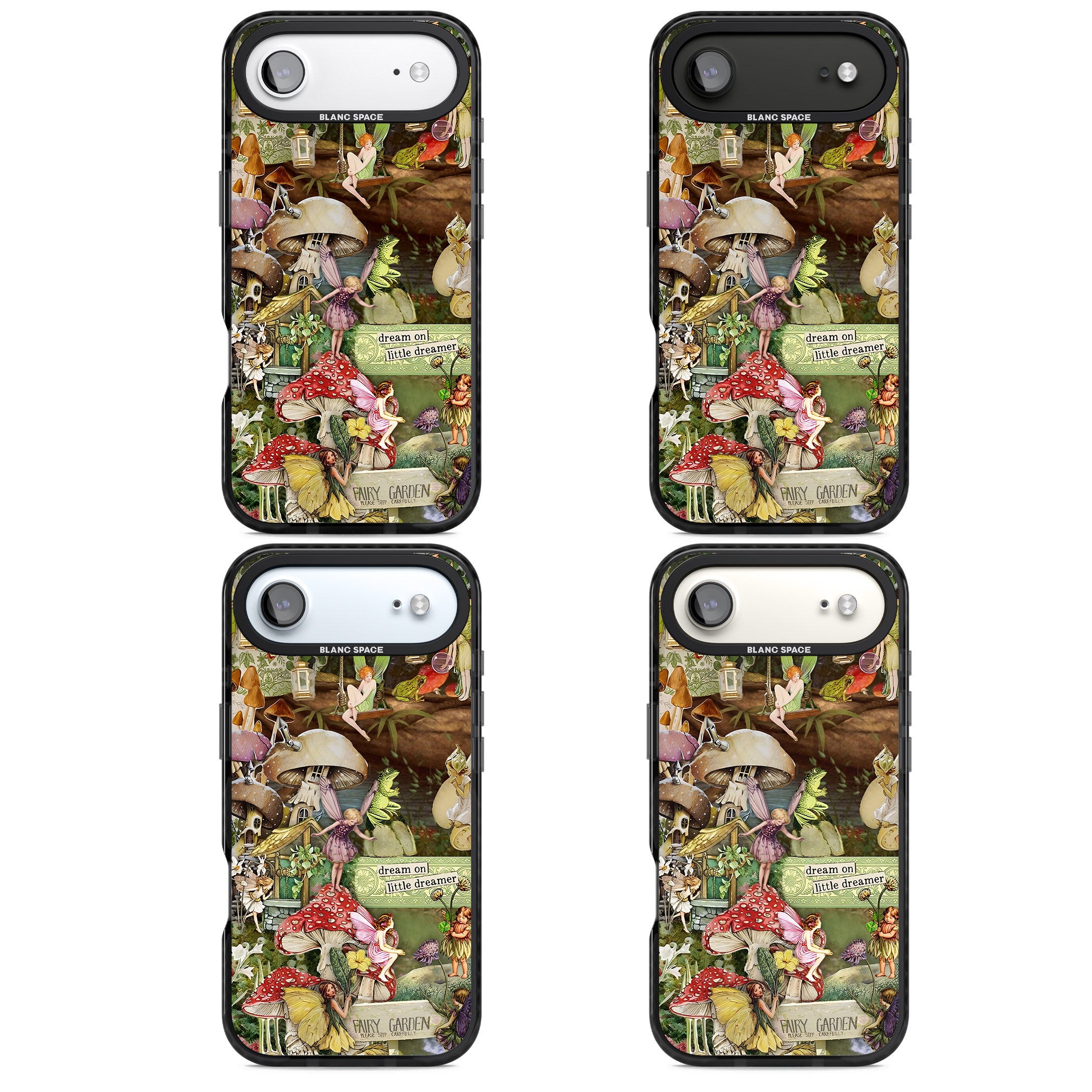 Dreamy Garden iPhone 17 Air Impact Pro Black Phone Case APT Impact Protection