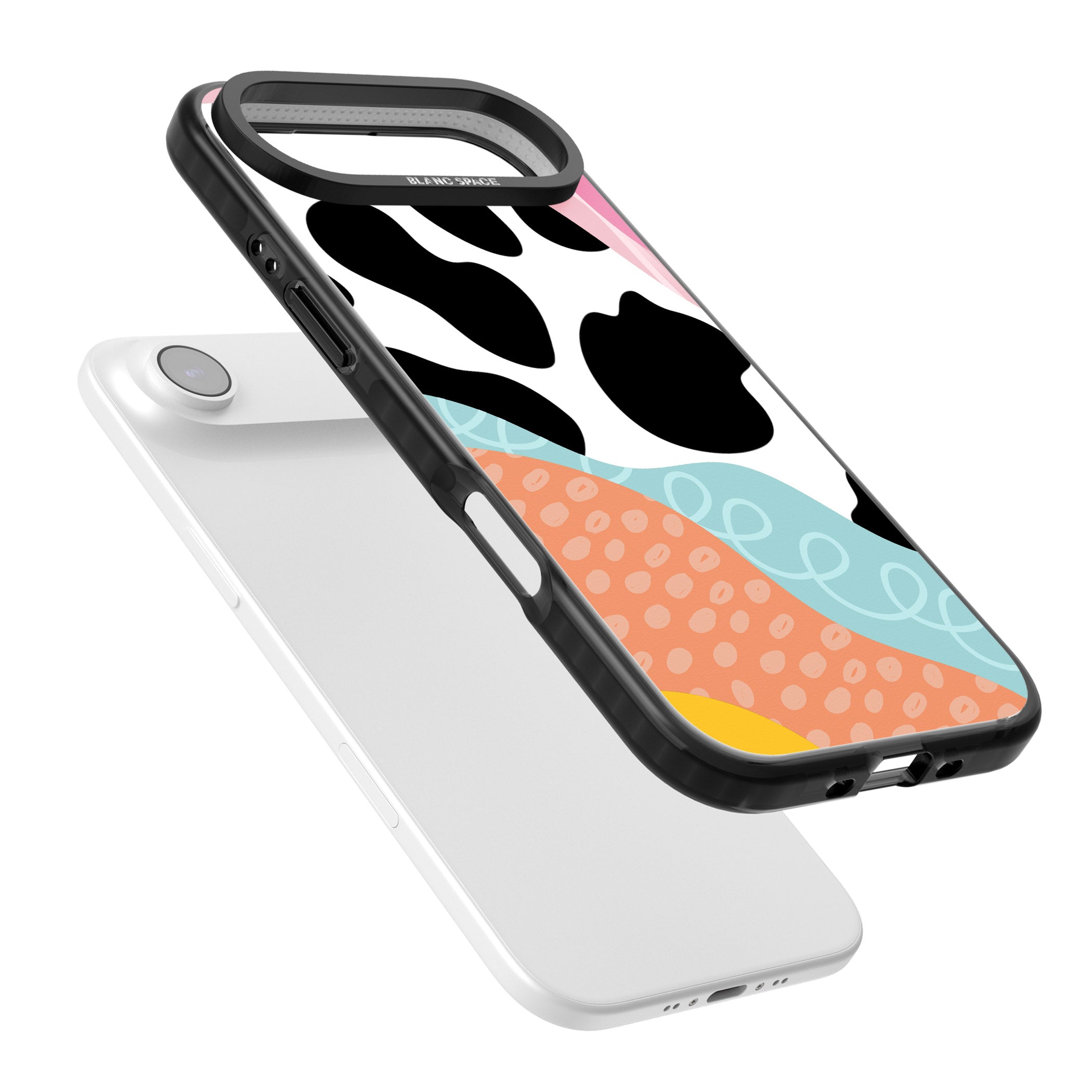 Abstract Elegance iPhone 17 Air Impact Pro Black Phone Case Colours