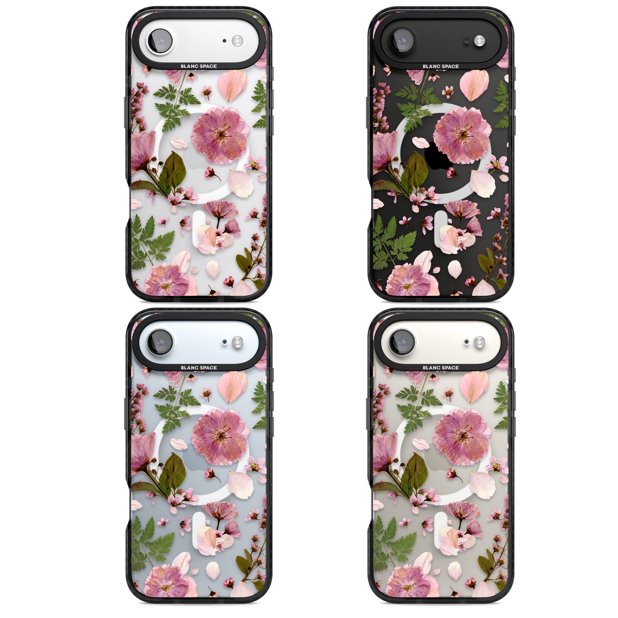 Blossom Bouquet iPhone 17 Air Impact Pro Black Phone Case APT Impact Protection
