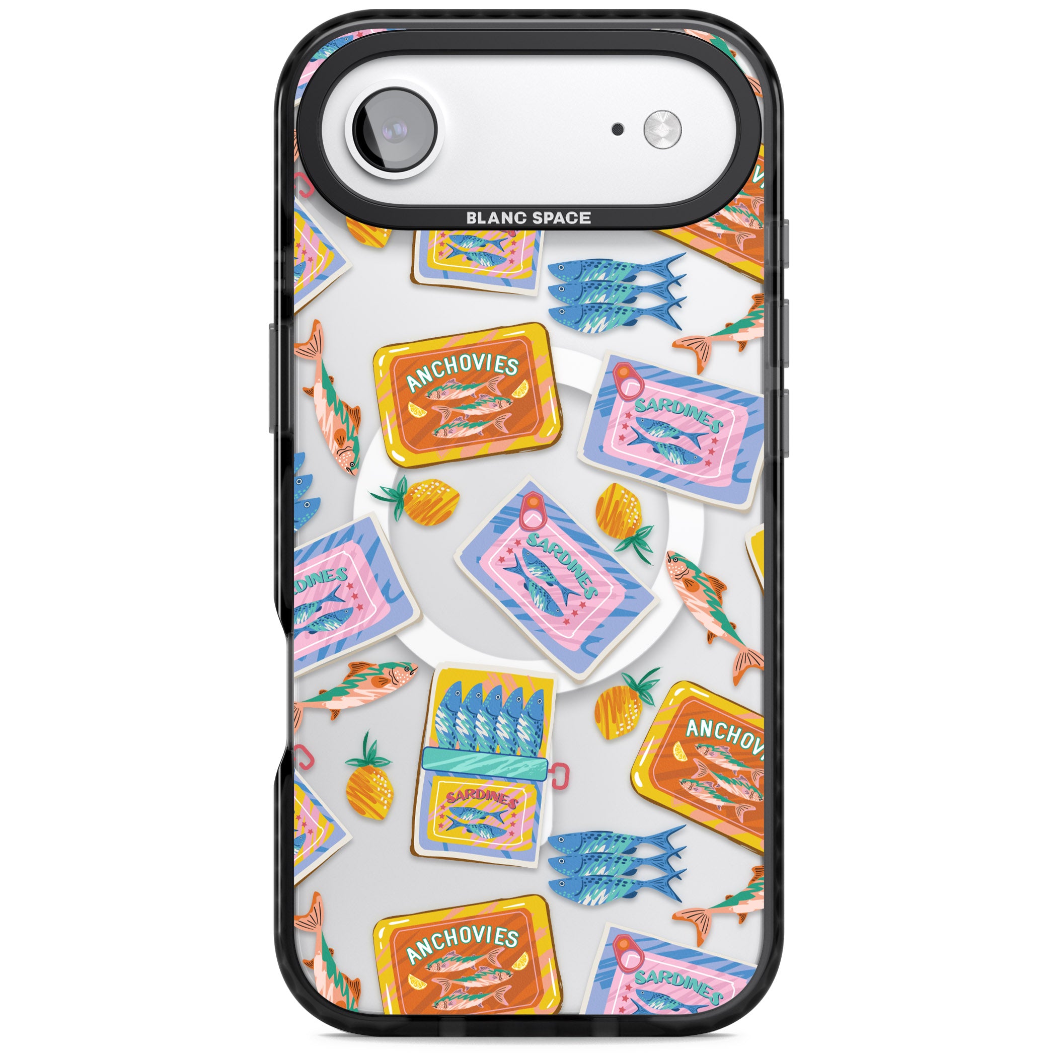 Sardines & Anchovies iPhone 17 Air Impact Pro Black Phone Case