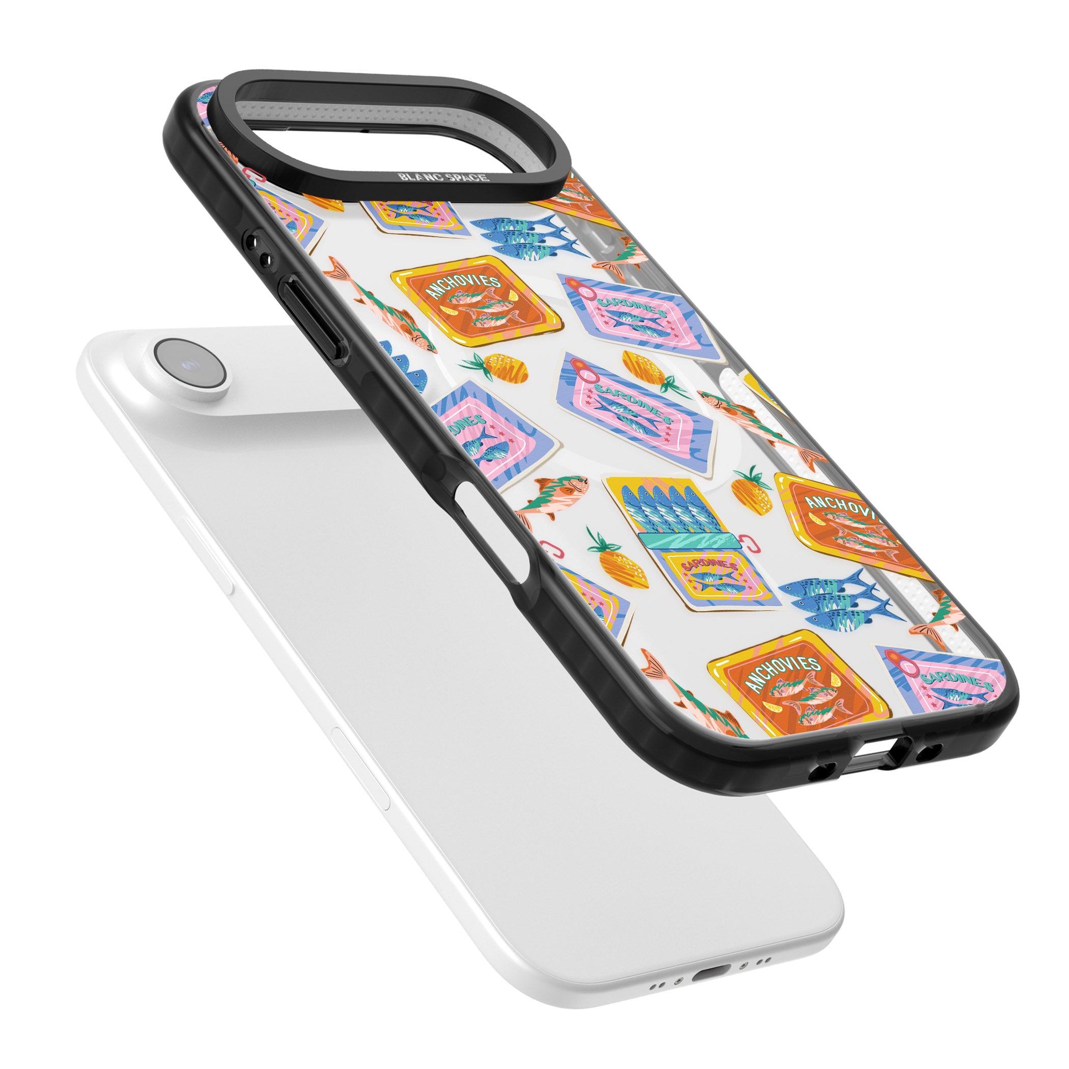 Sardines & Anchovies iPhone 17 Air Impact Pro Black Phone Case Colours