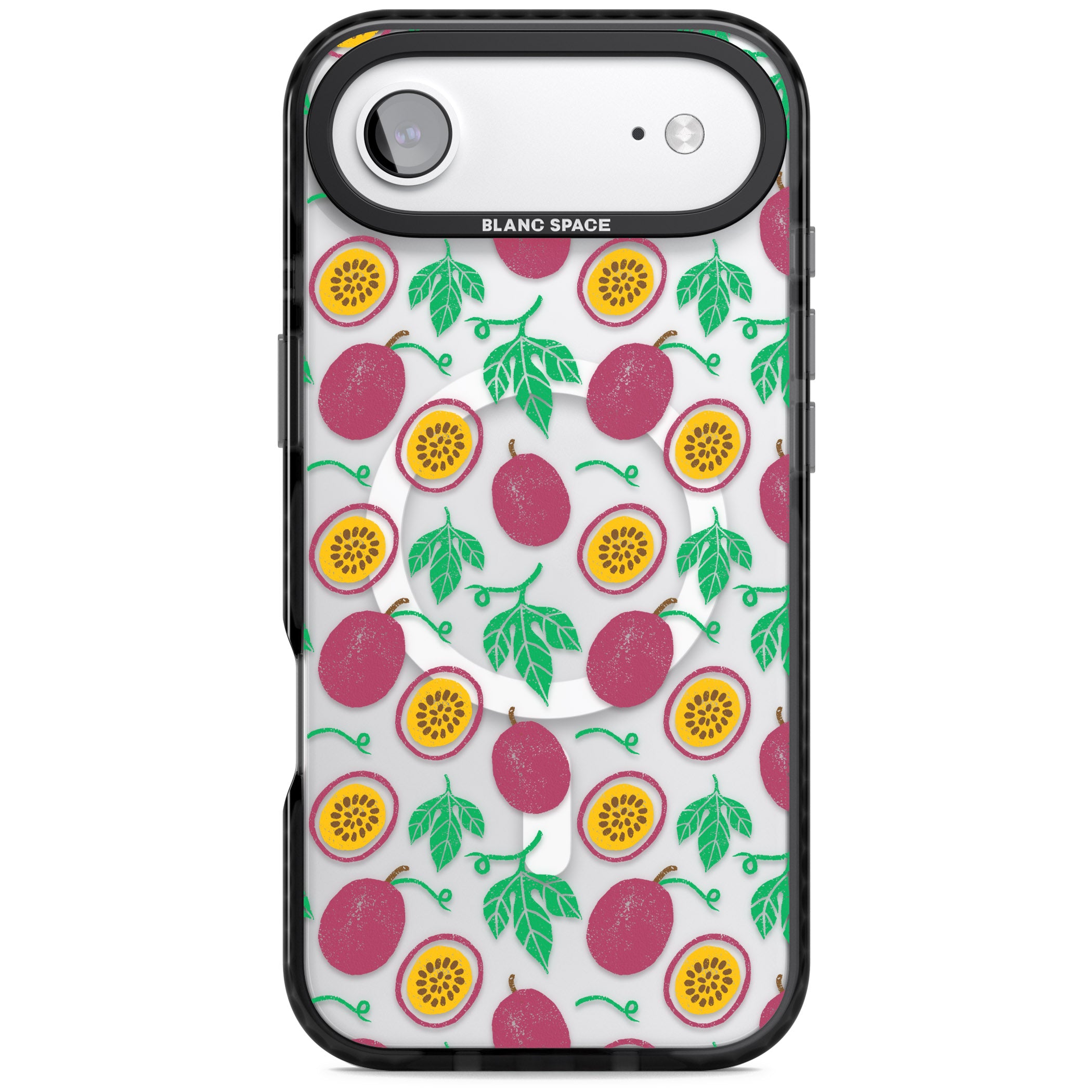 Passion Fruit Paradise iPhone 17 Air Impact Pro Black Phone Case