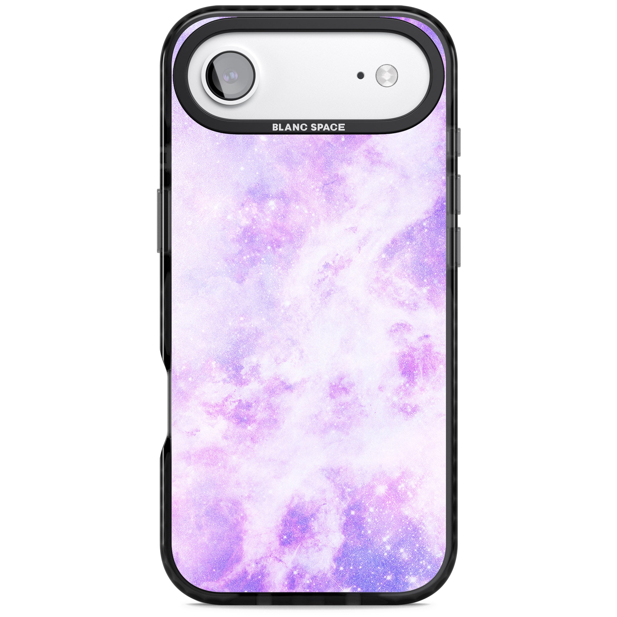 Purple Galaxy Vibes iPhone 17 Air Impact Pro Black Phone Case