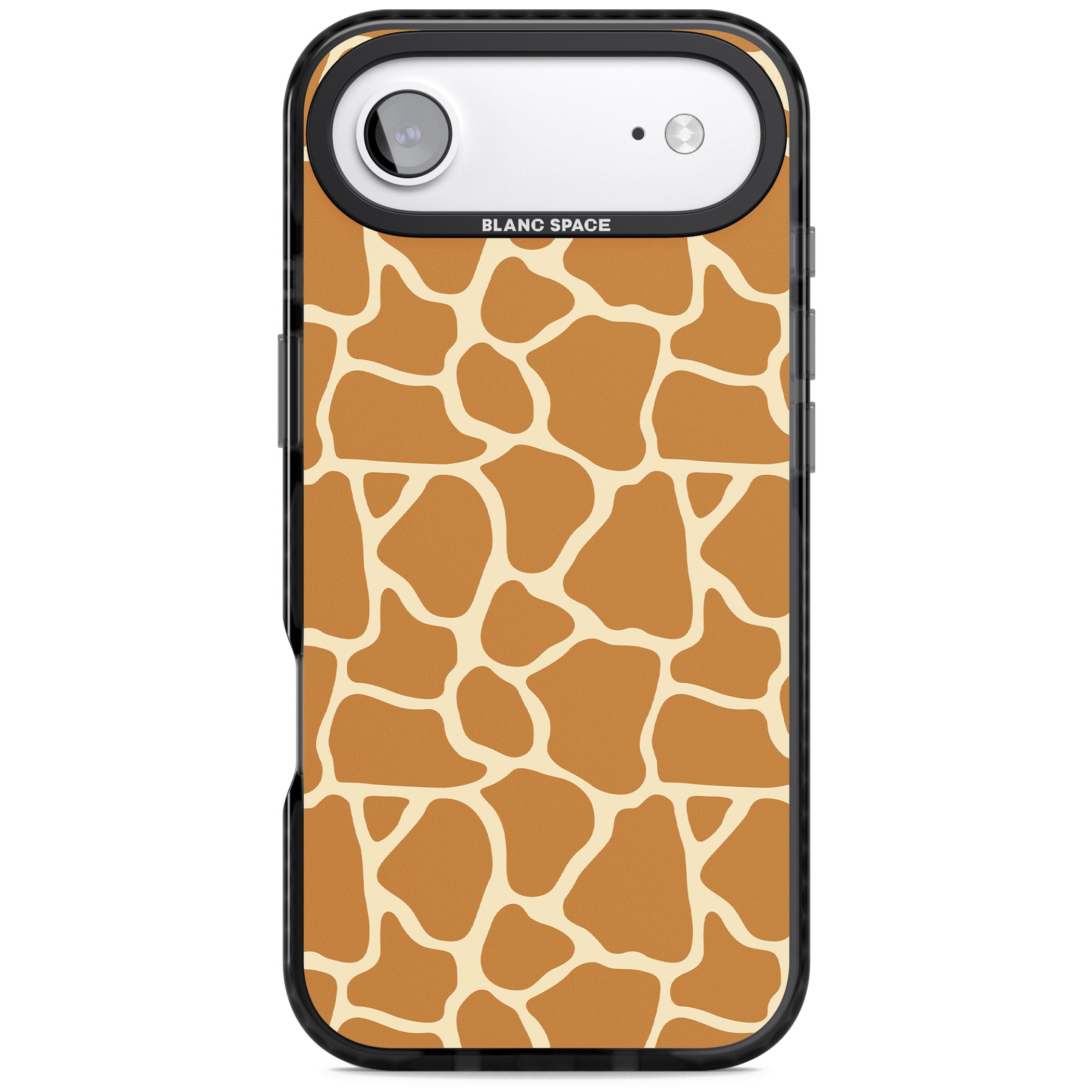 Giraffe Pattern iPhone 17 Air Impact Pro Black Phone Case