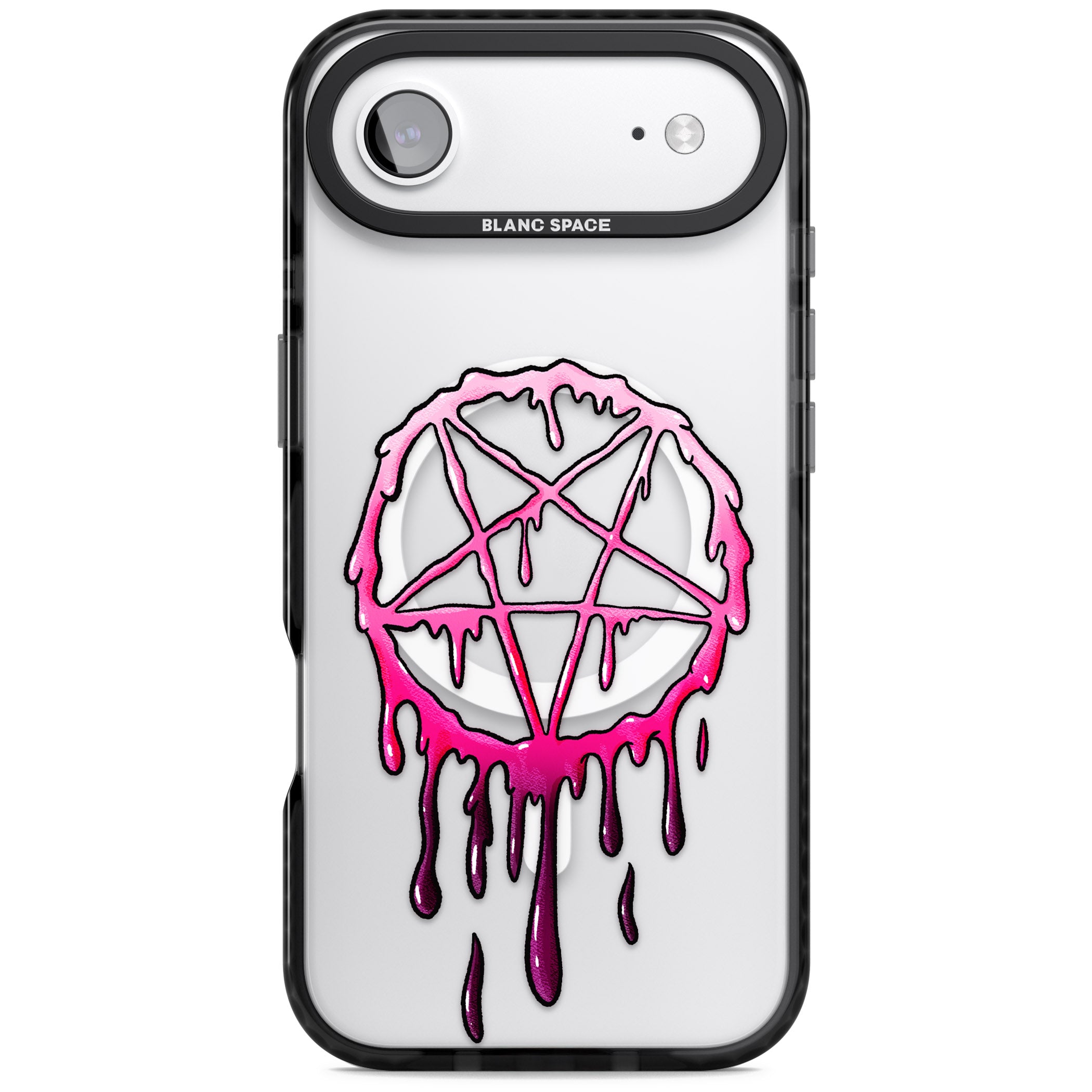 Pentagram Of Blood iPhone 17 Air Impact Pro Black Phone Case