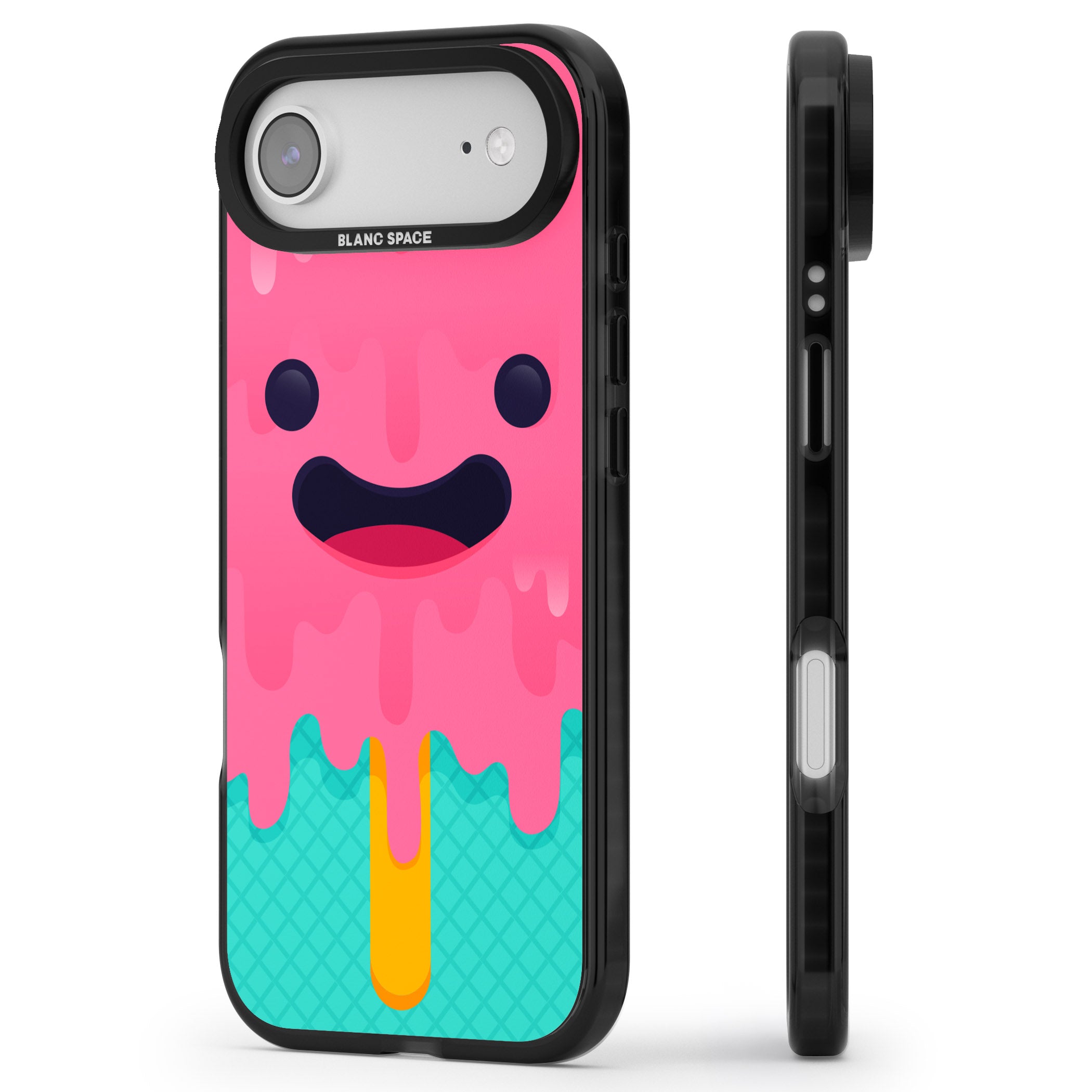 Ice Lolly iPhone 17 Air Impact Pro Black Phone Case Side Profile