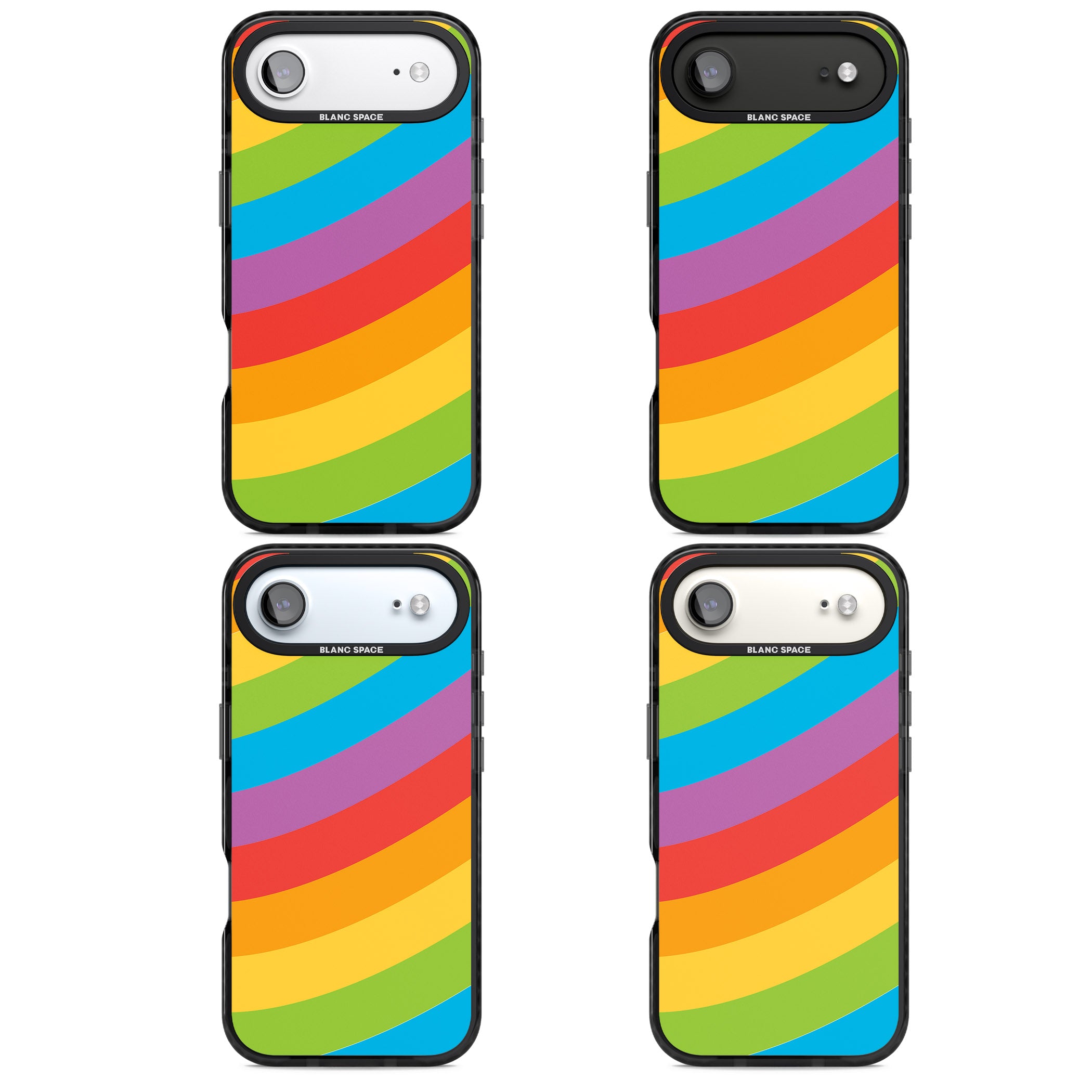 Lucky Rainbow iPhone 17 Air Impact Pro Black Phone Case APT Impact Protection