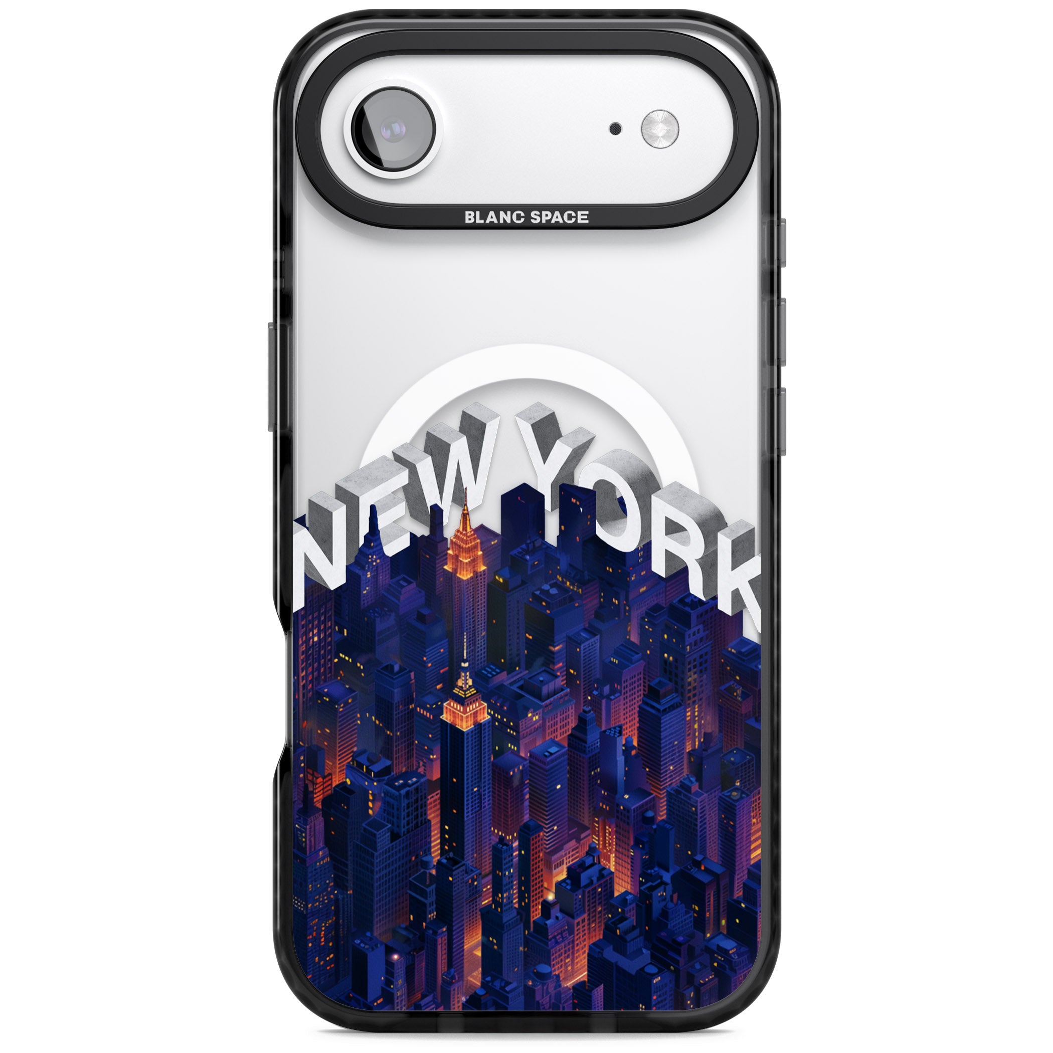 New York City iPhone 17 Air Impact Pro Black Phone Case