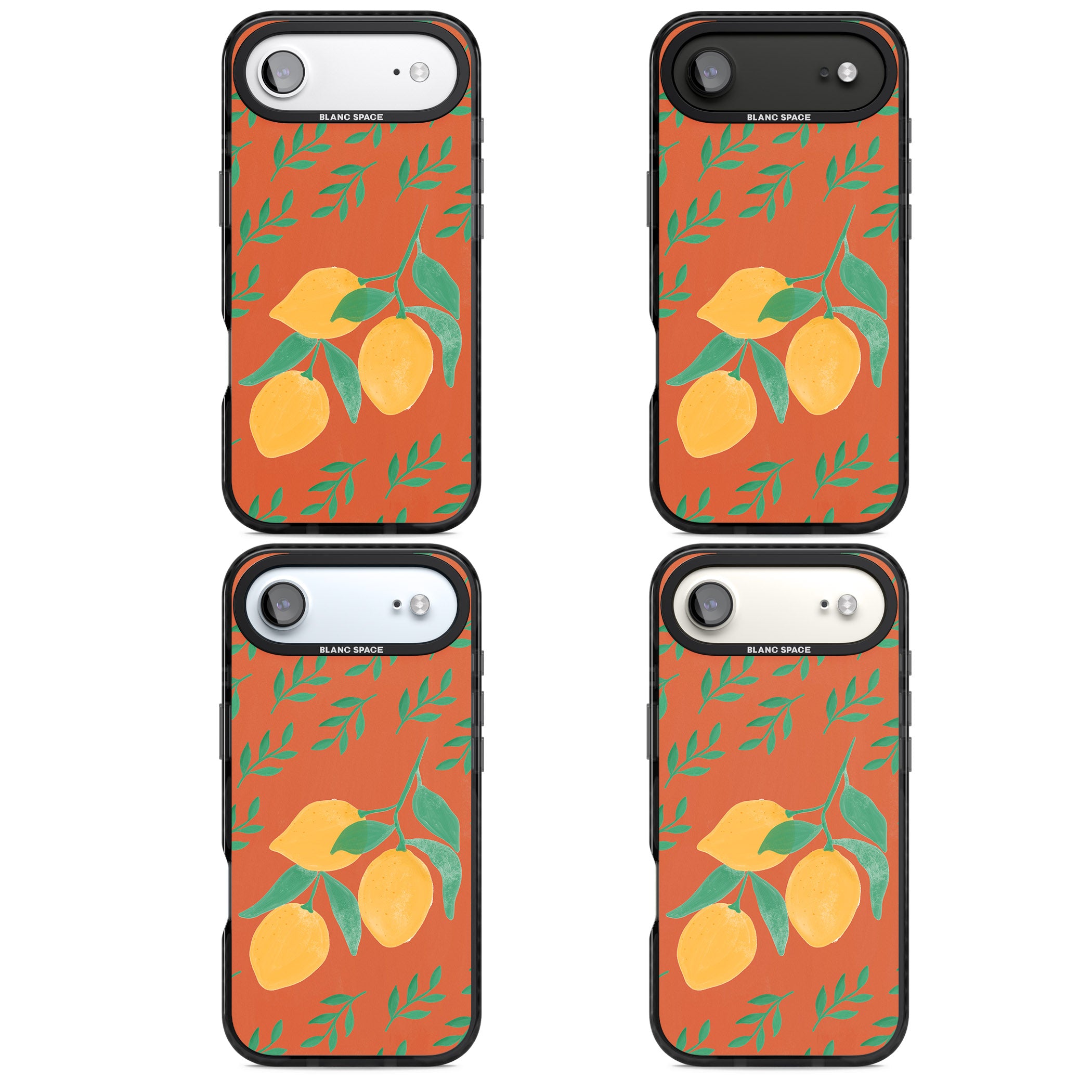 Tuscan Lemons iPhone 17 Air Impact Pro Black Phone Case APT Impact Protection