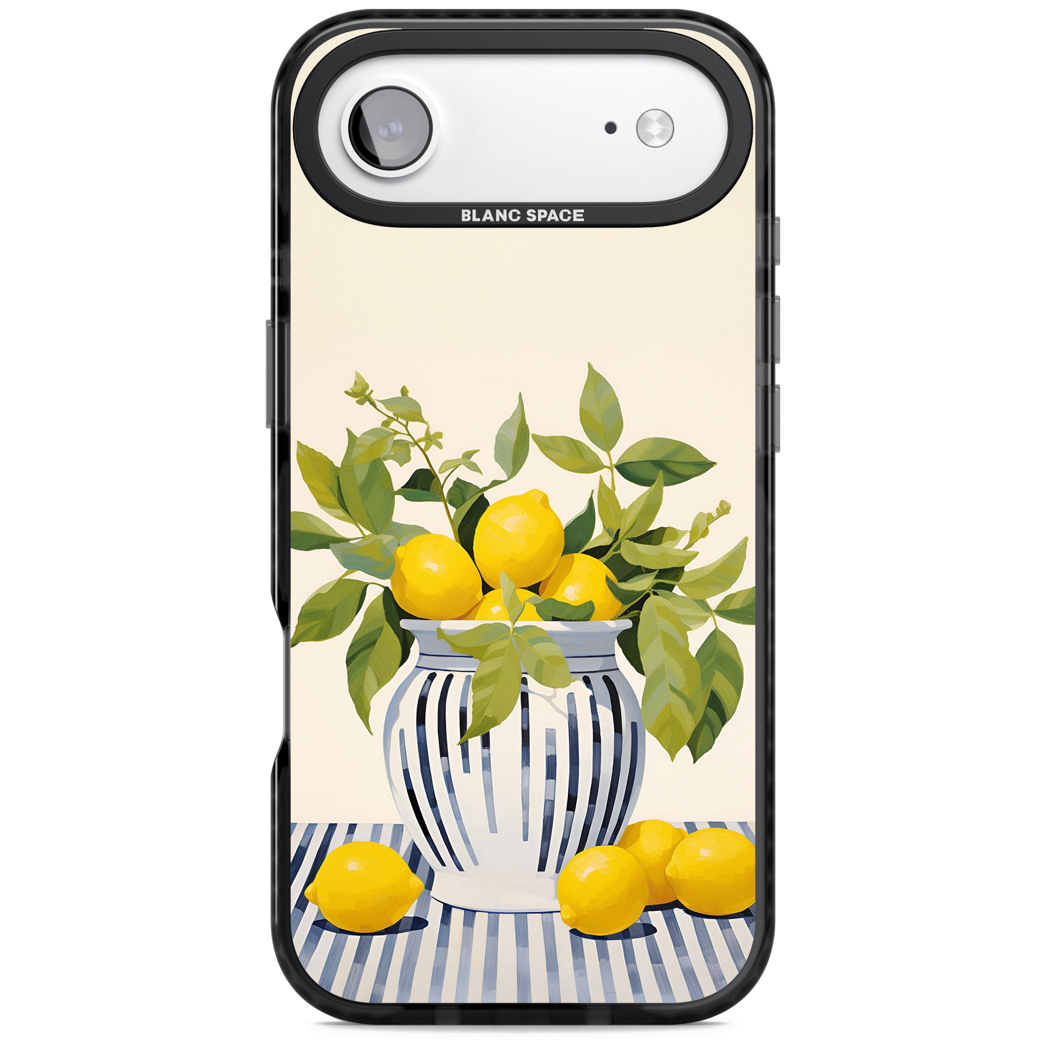 Lemon Plant Vase iPhone 17 Air Impact Pro Black Phone Case