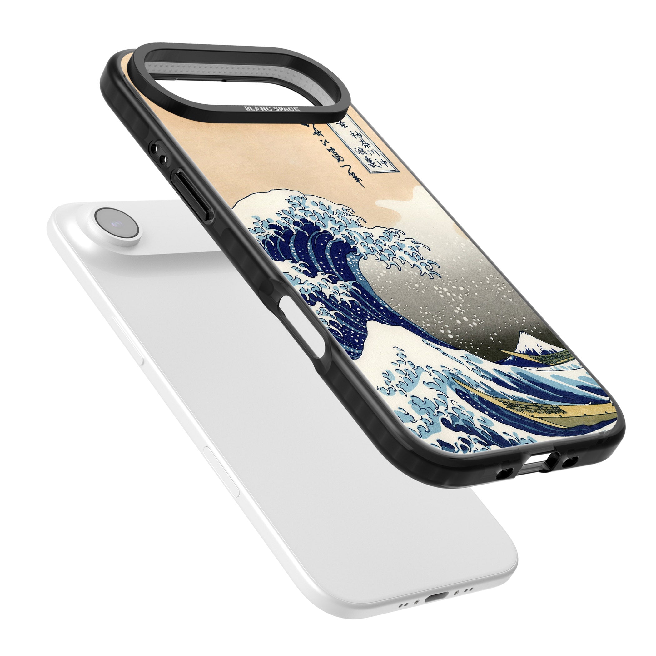 Great Wave iPhone 17 Air Impact Pro Black Phone Case Colours