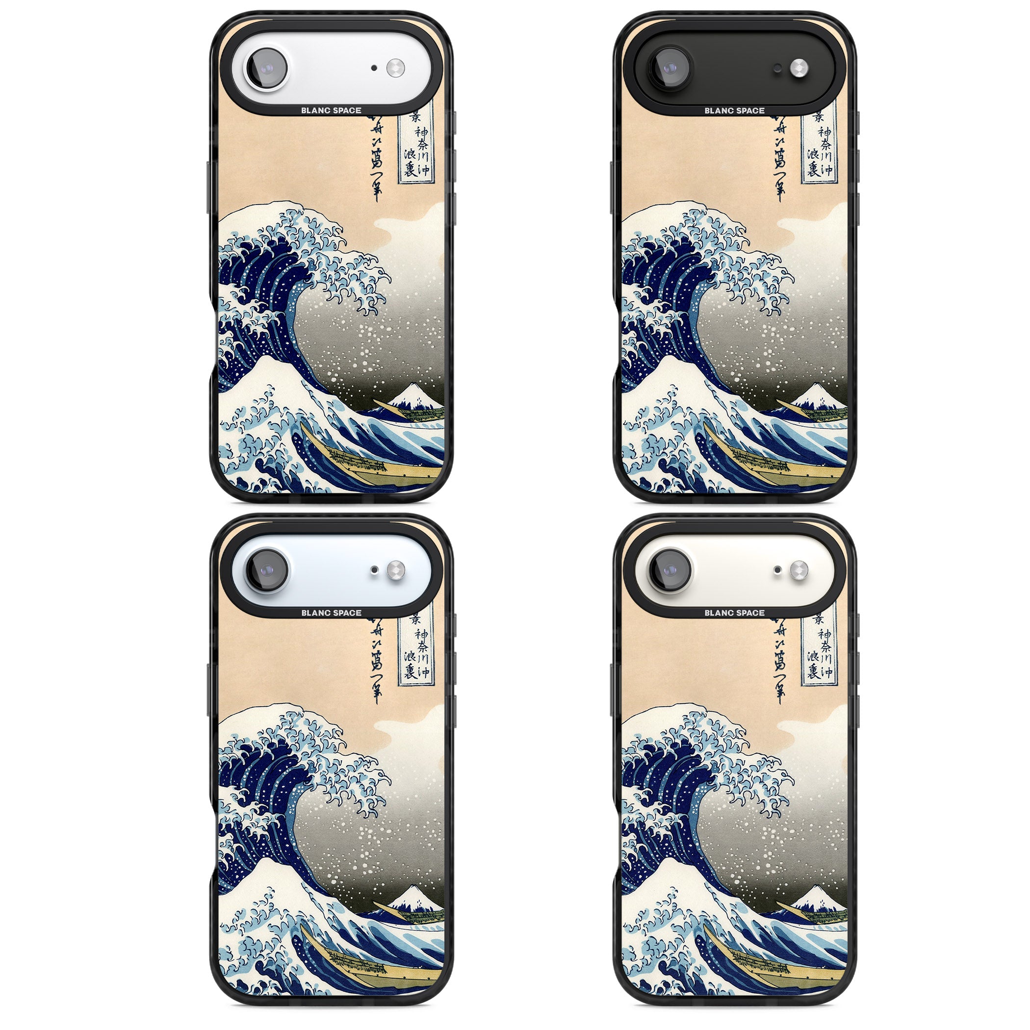 Great Wave iPhone 17 Air Impact Pro Black Phone Case APT Impact Protection