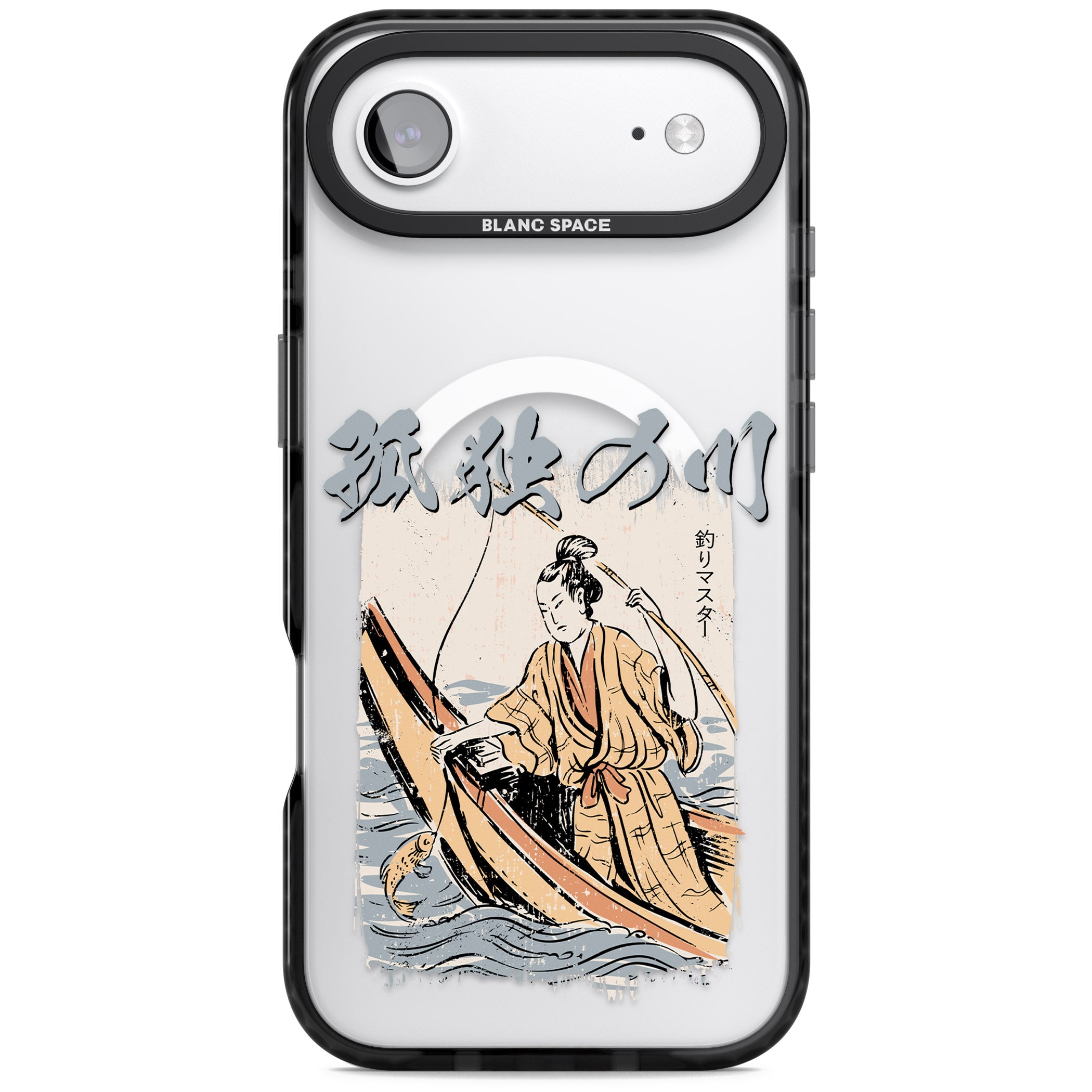 Japanese River iPhone 17 Air Impact Pro Black Phone Case
