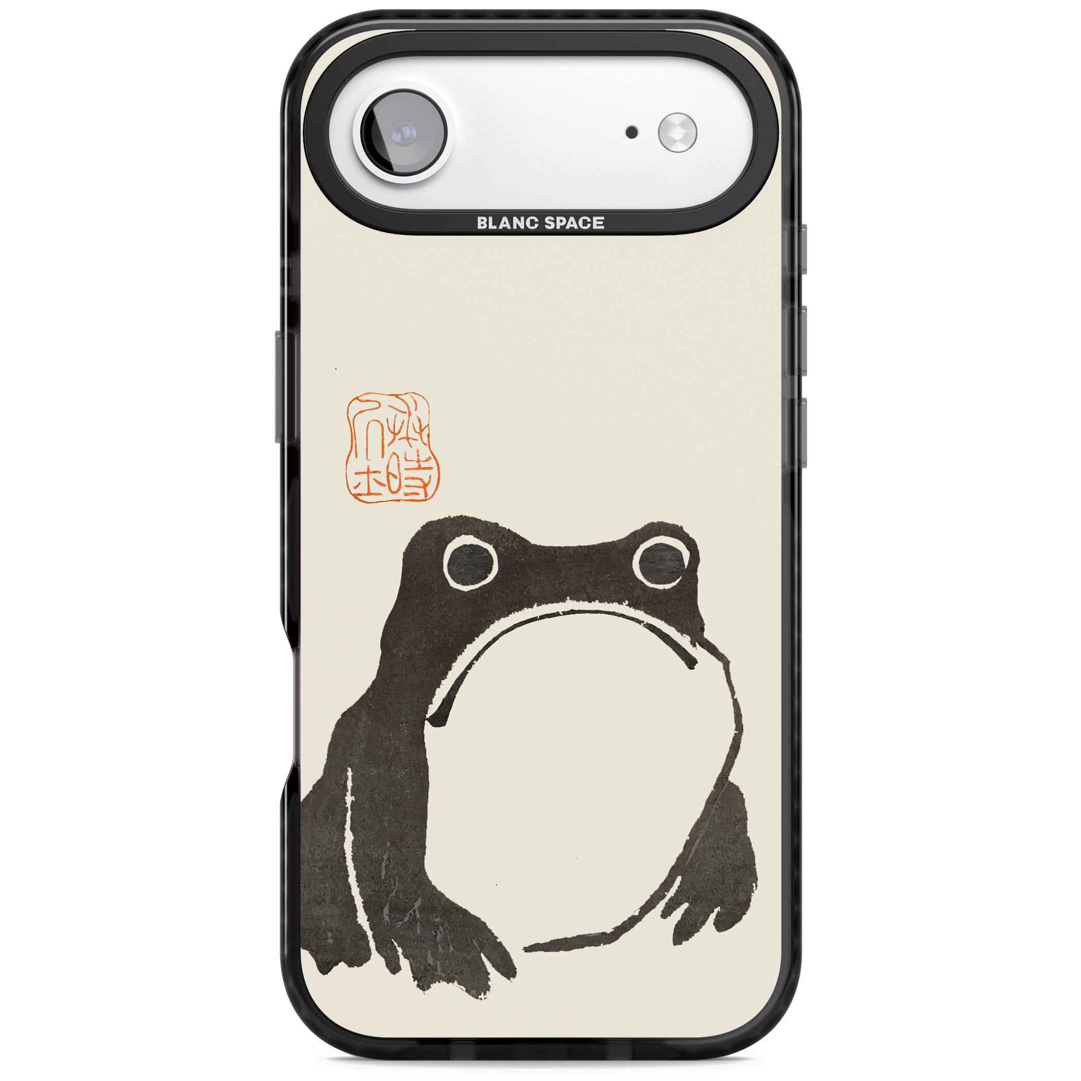 Matsumoto Hoji Frog iPhone 17 Air Impact Pro Black Phone Case