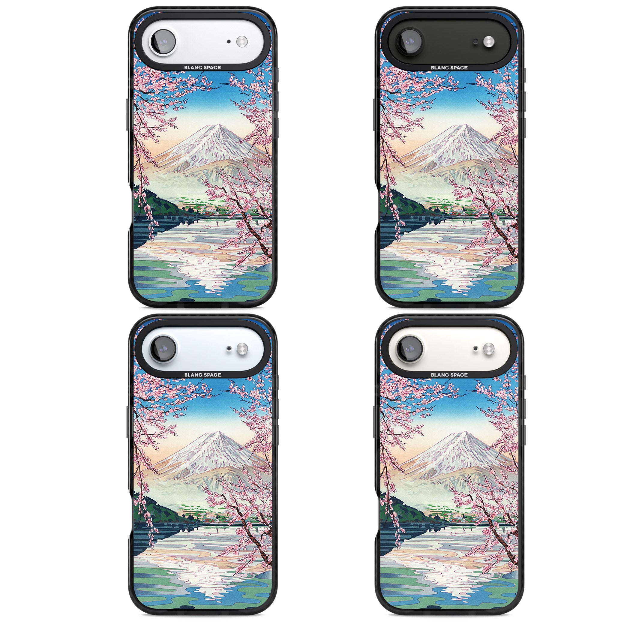 Mt Fuji From Lake Kawaguchi iPhone 17 Air Impact Pro Black Phone Case APT Impact Protection