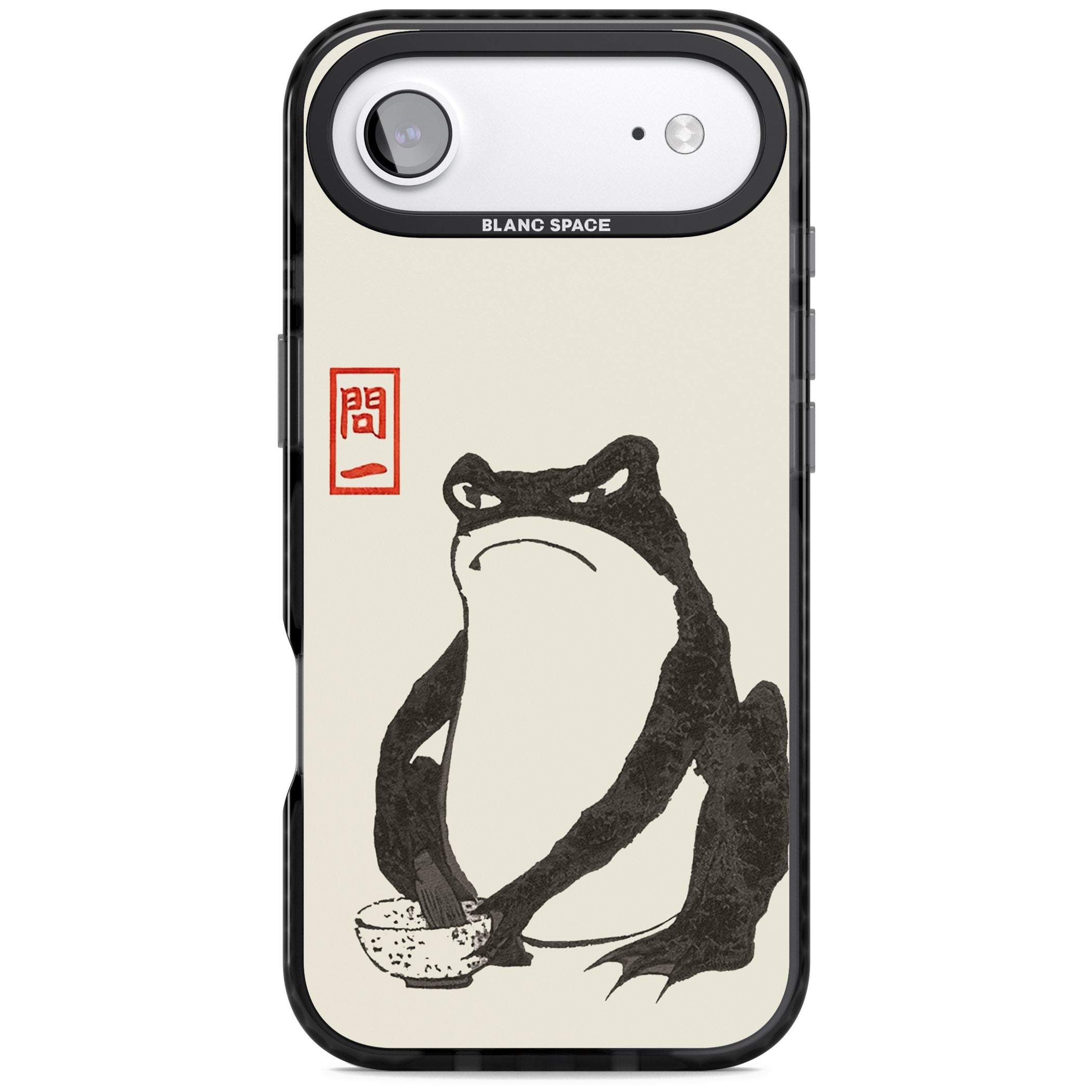 Matsumoto Hoji Grumpy Toad iPhone 17 Air Impact Pro Black Phone Case