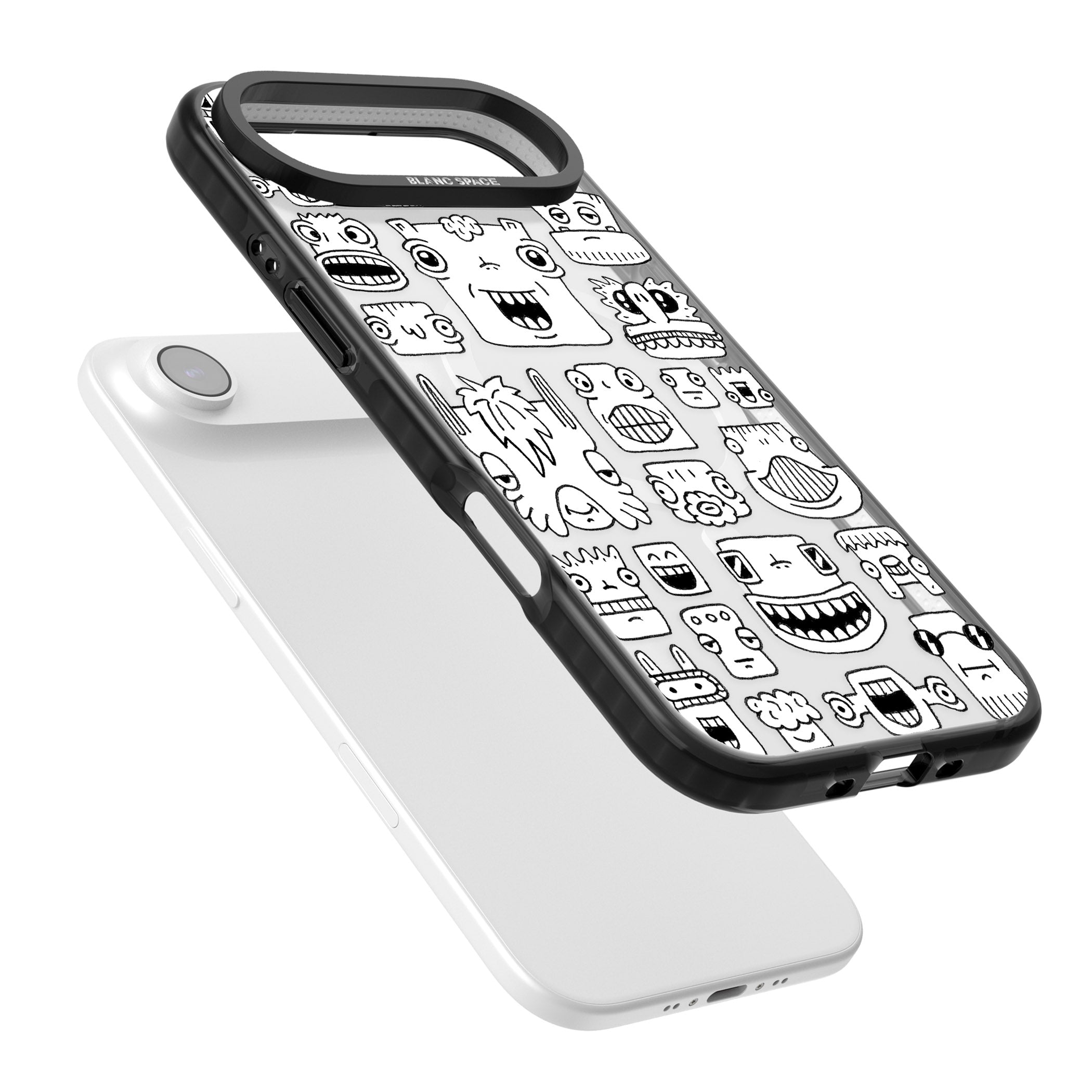 Burst Heads iPhone 17 Air Impact Pro Black Phone Case Colours