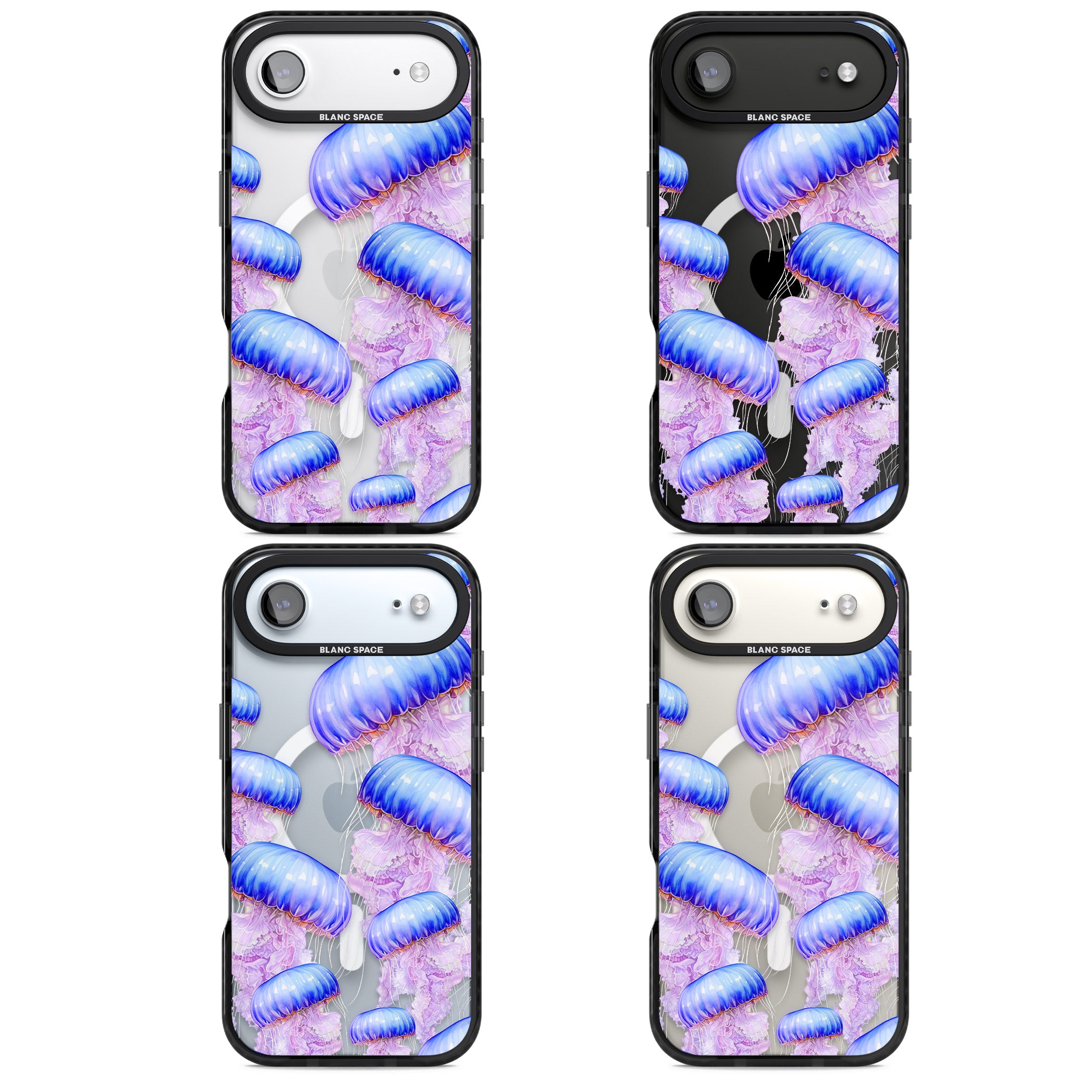 Jellyfish iPhone 17 Air Impact Pro Black Phone Case APT Impact Protection