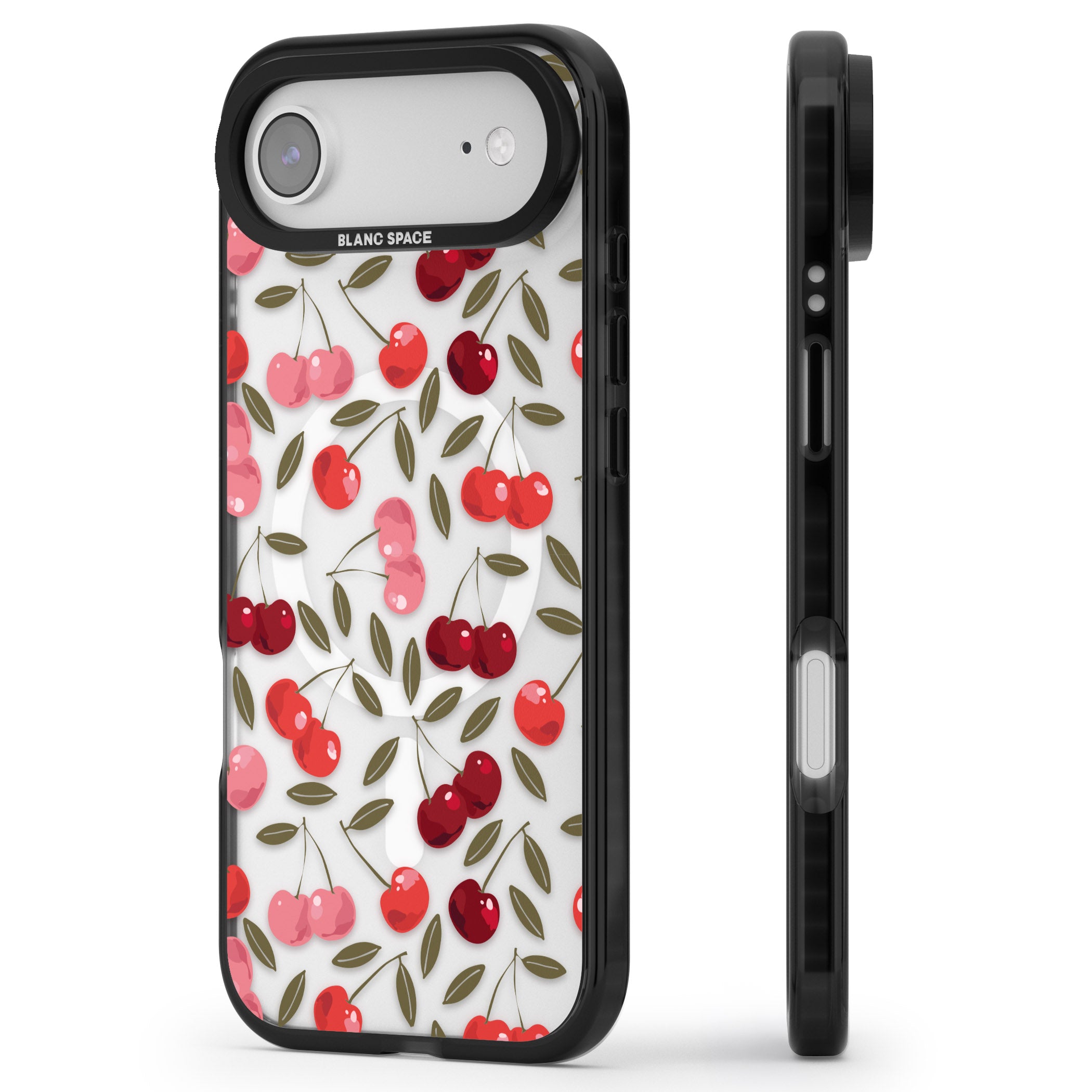 Cherry On Top iPhone 17 Air Impact Pro Black Phone Case Side Profile