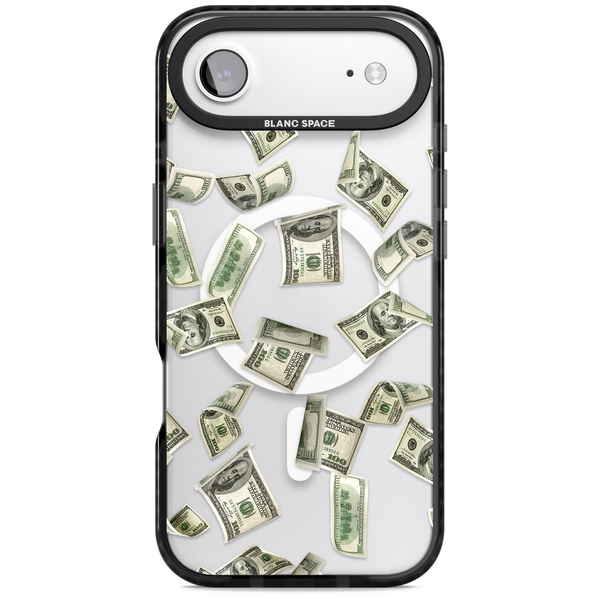 Falling Cash iPhone 17 Air Impact Pro Black Phone Case