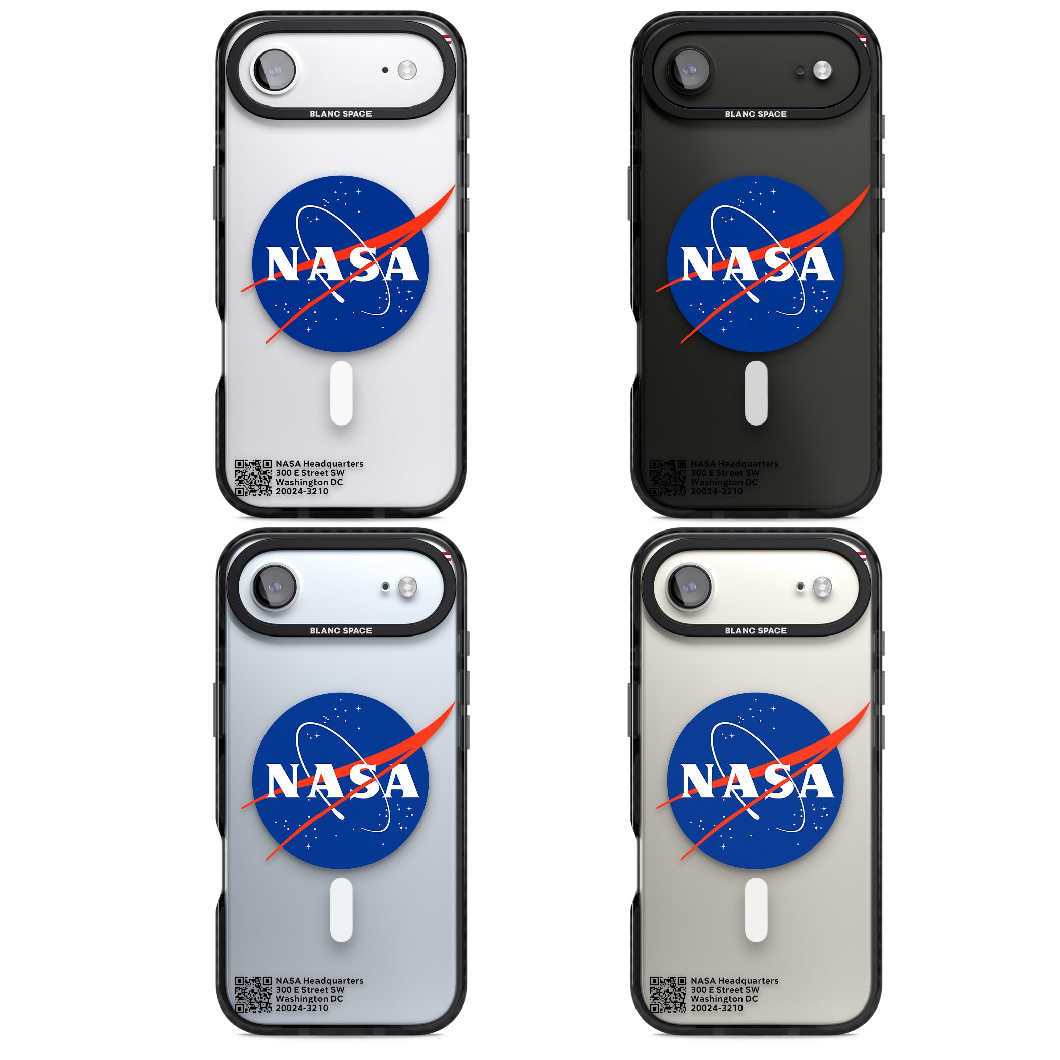 Nasa Meatball iPhone 17 Air Impact Pro Black Phone Case APT Impact Protection
