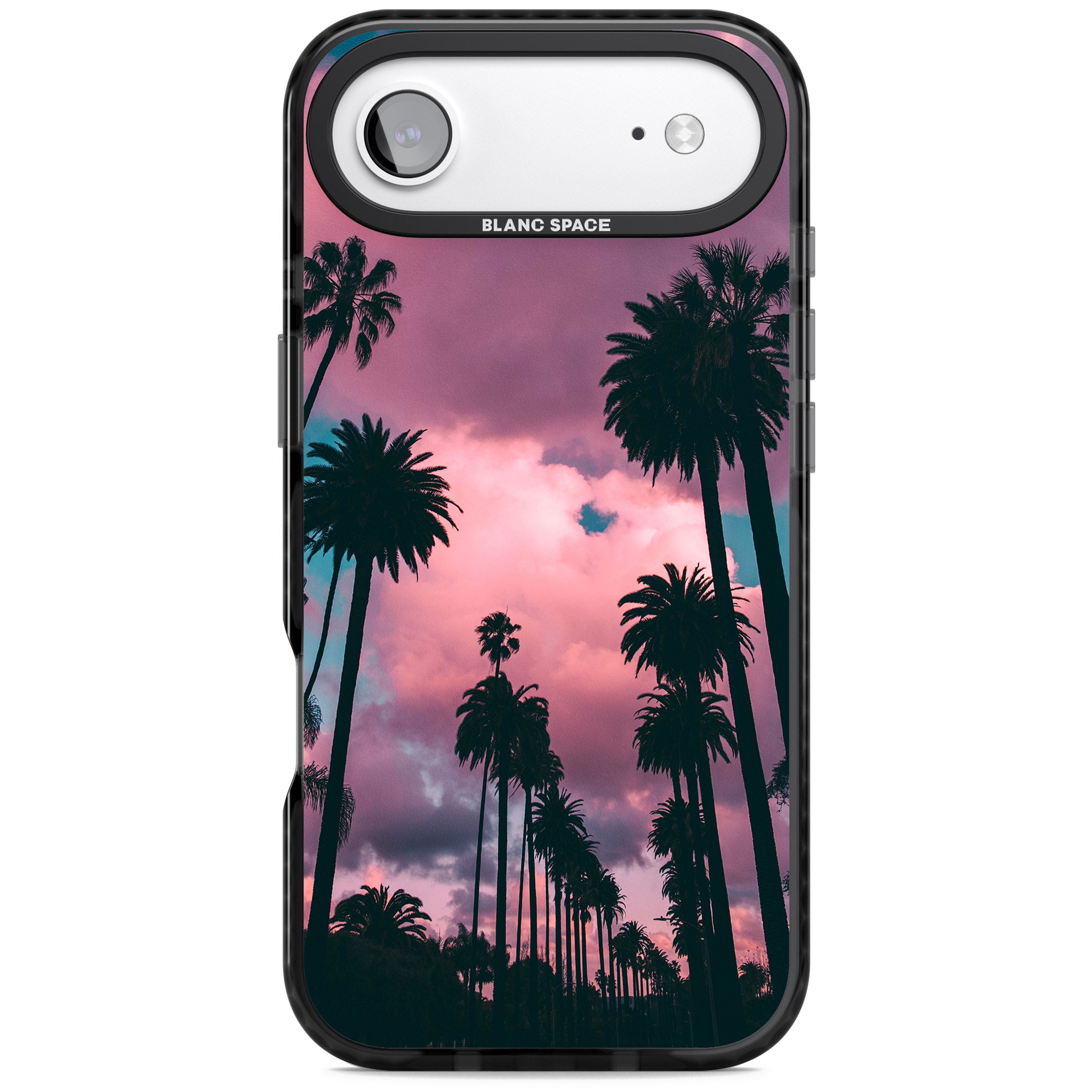 Sunset Palms iPhone 17 Air Impact Pro Black Phone Case