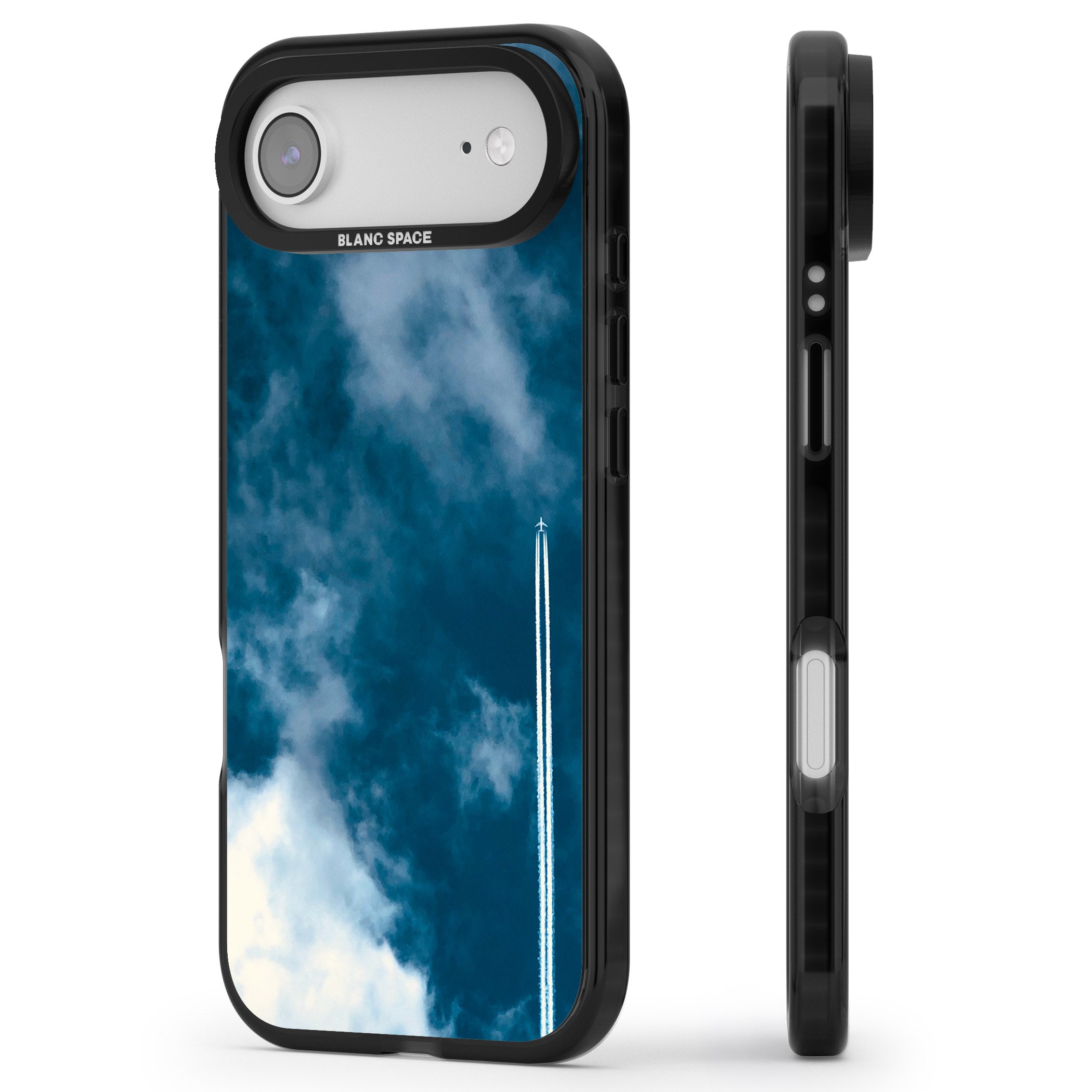 Sky Trail iPhone 17 Air Impact Pro Black Phone Case Side Profile