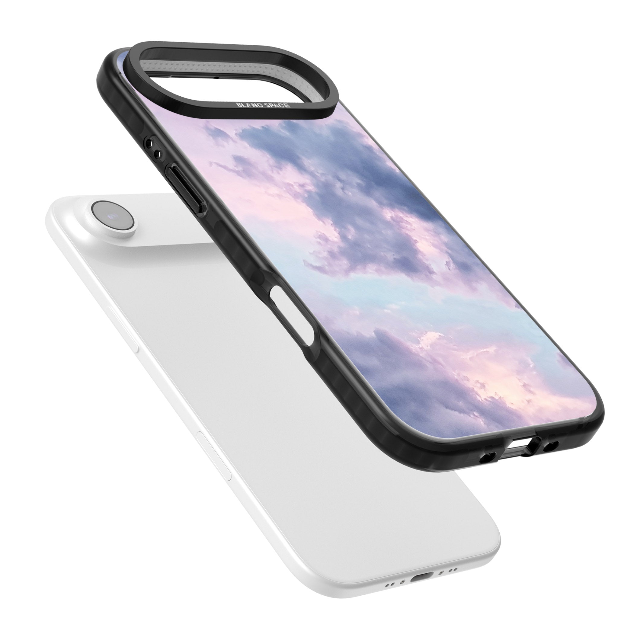 Pastel Sky Clouds iPhone 17 Air Impact Pro Black Phone Case Colours