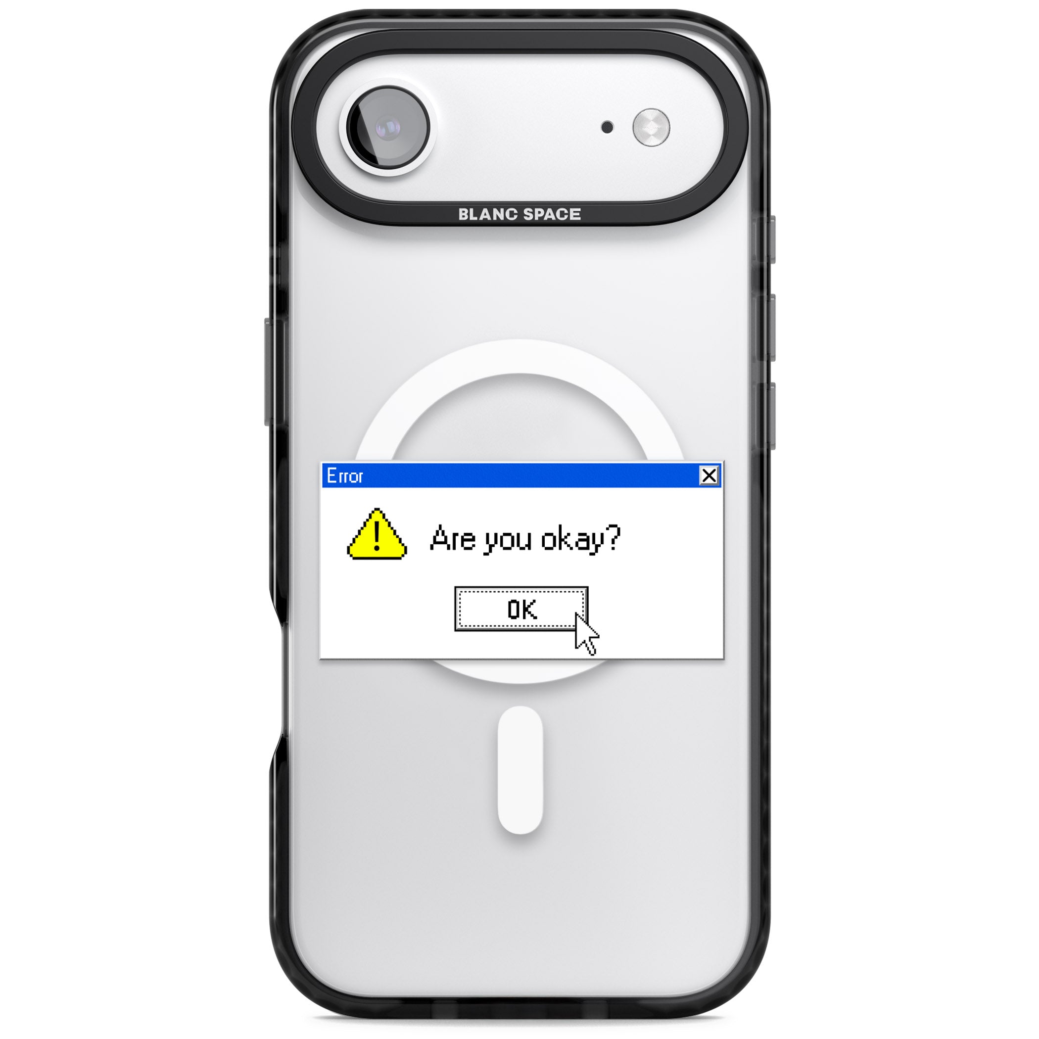 Are You Okay Exe iPhone 17 Air Impact Pro Black Phone Case